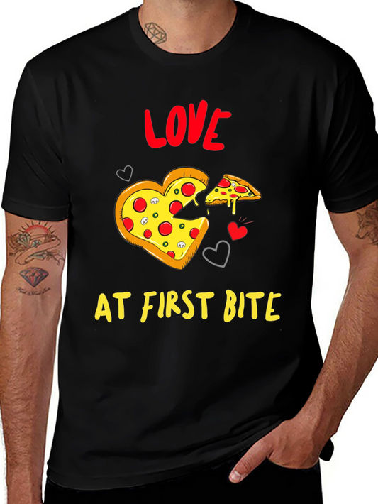 Pizza Love at First Bite T-Shirt