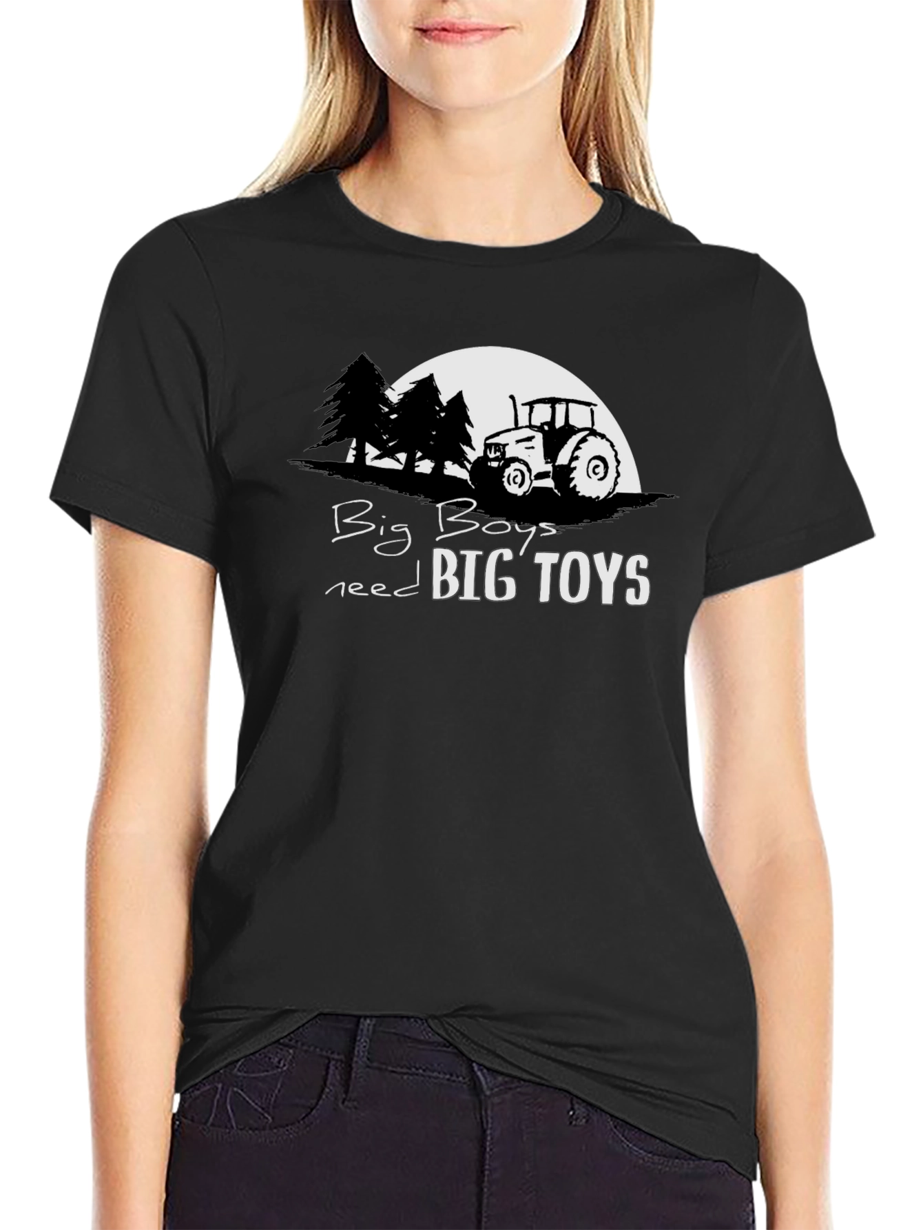 Big Boys Big Toys Tractor Graphic Tee