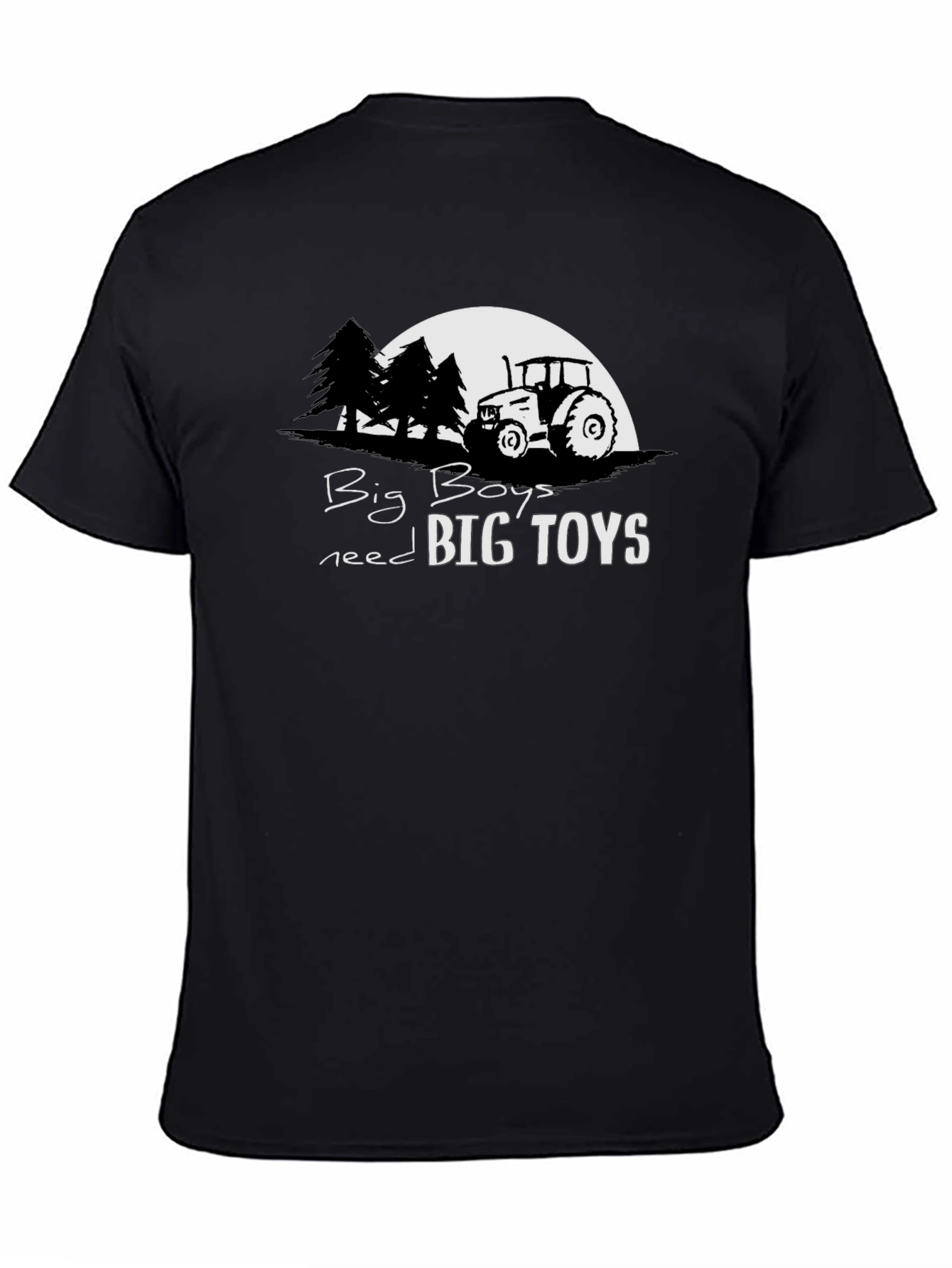 Big Boys Big Toys Tractor Graphic Tee