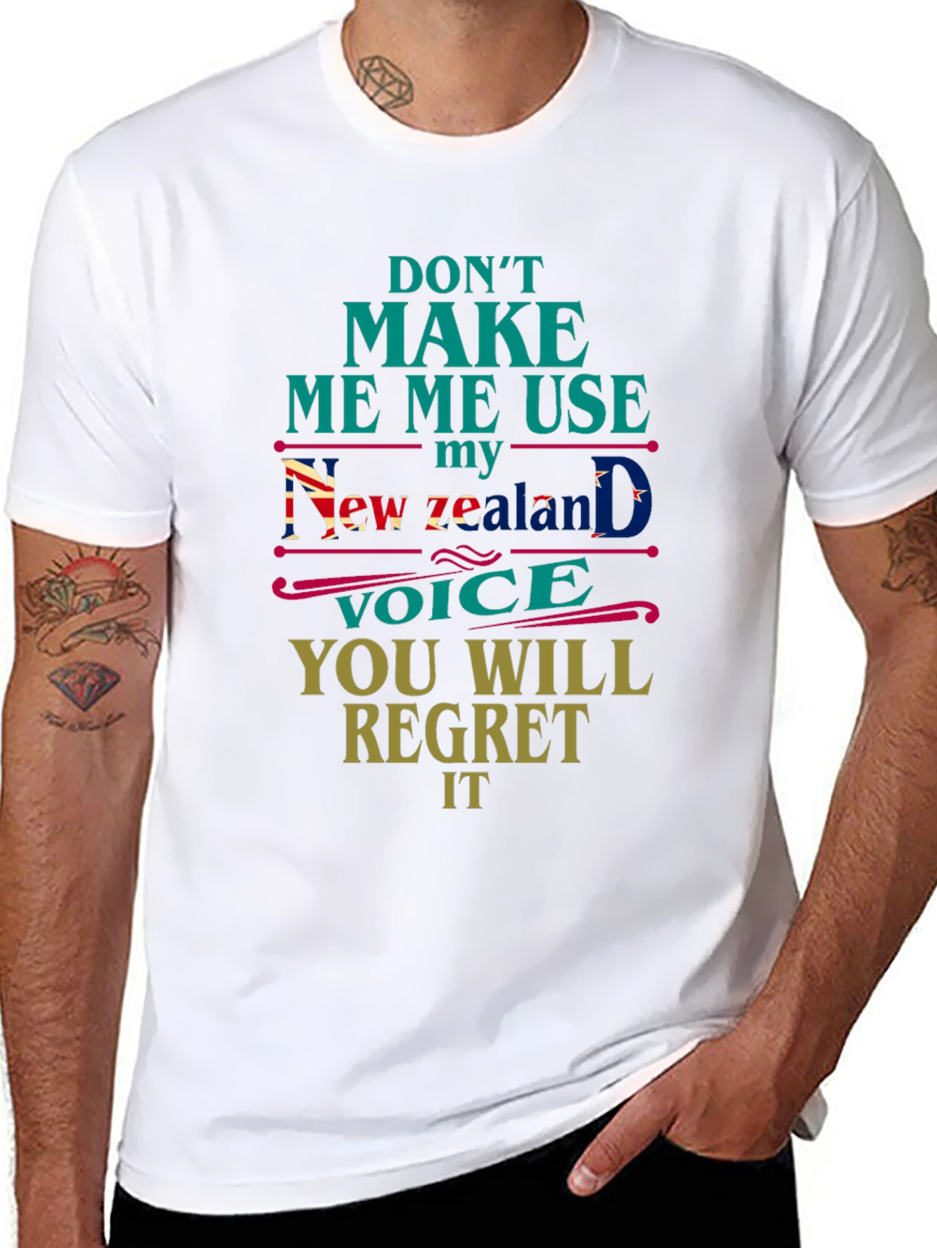 New Zealand Voice T-Shirt - Funny Sarcastic Tee