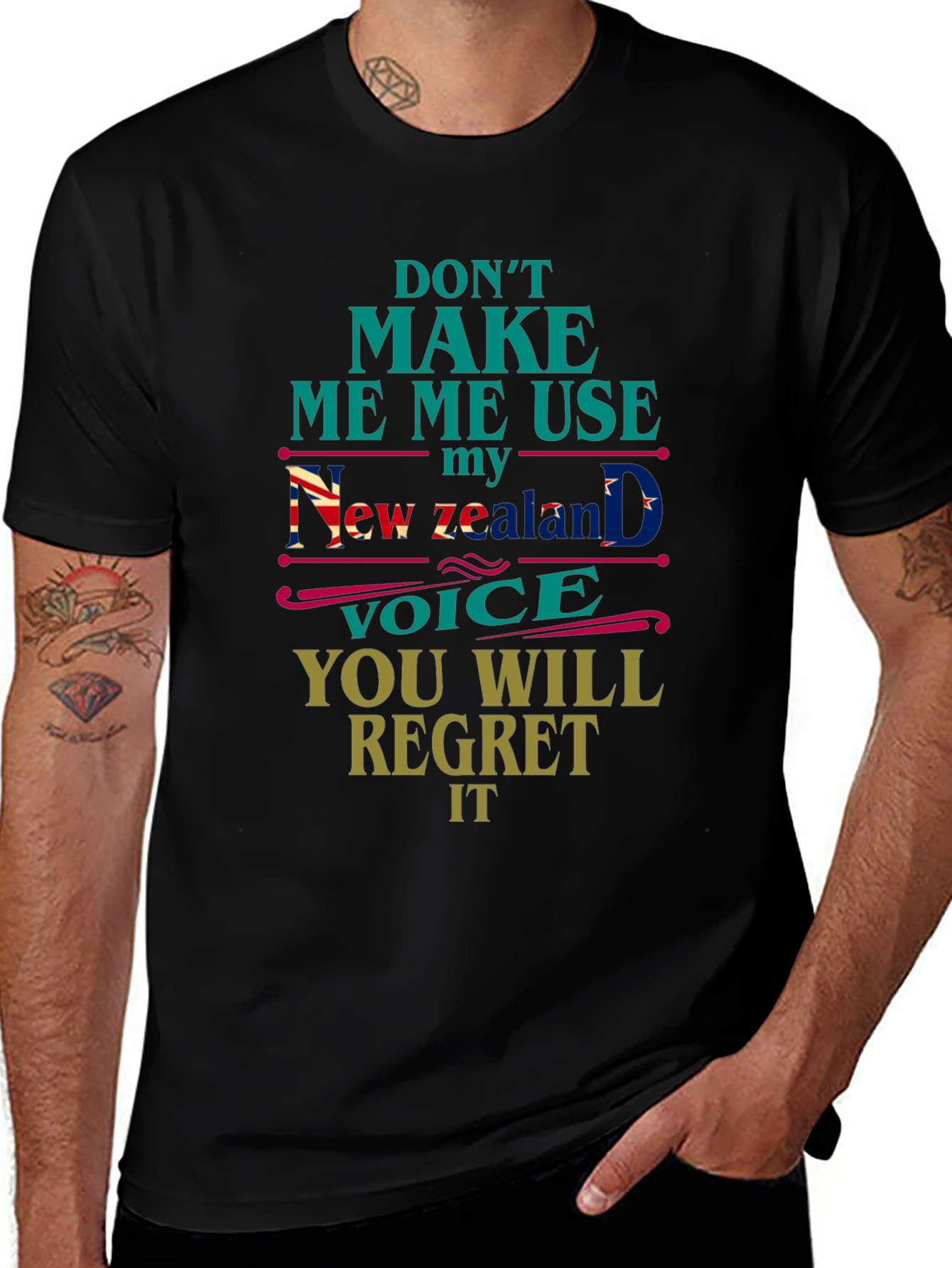 New Zealand Voice T-Shirt - Funny Sarcastic Tee