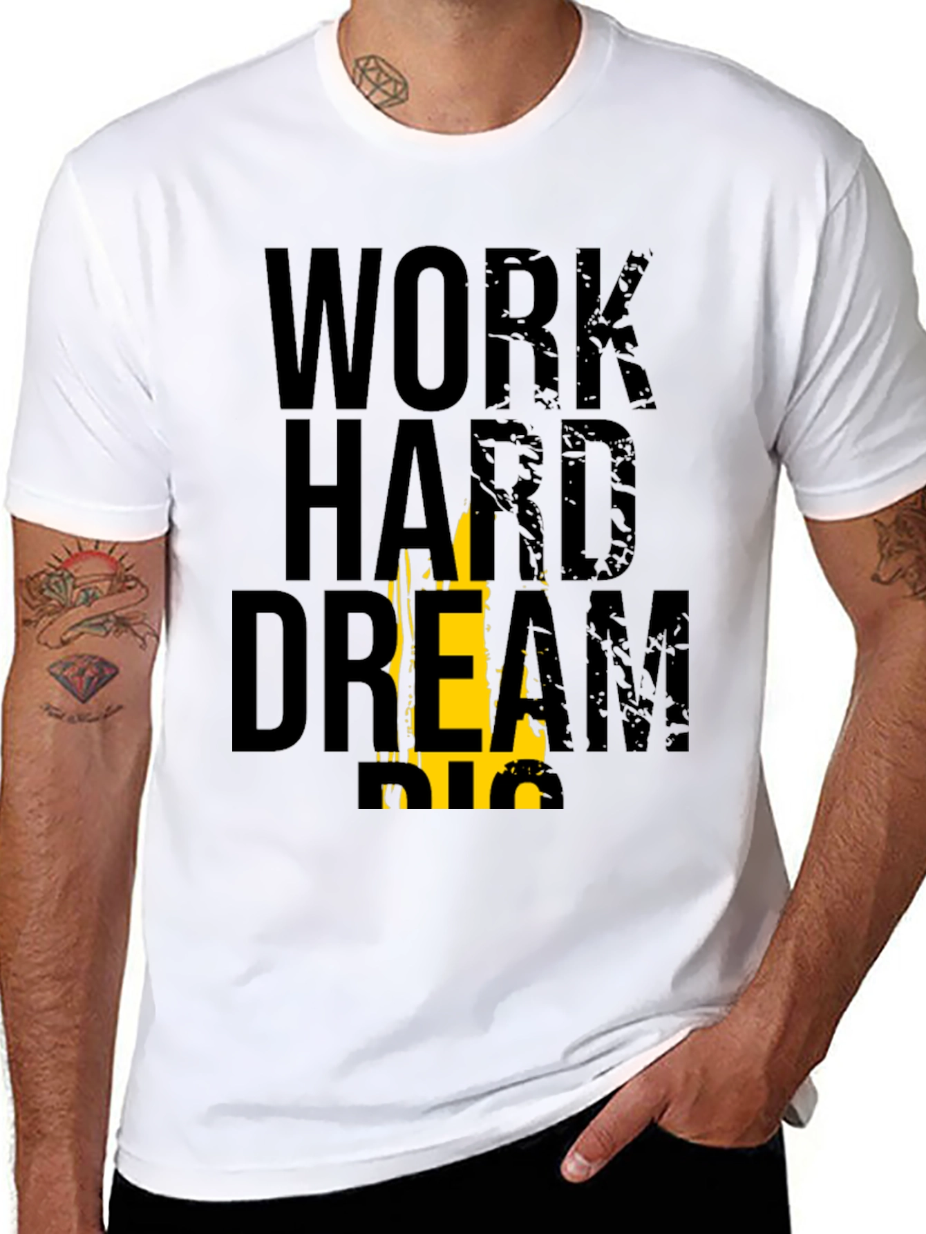 Work Hard Dream Big Graphic Tee