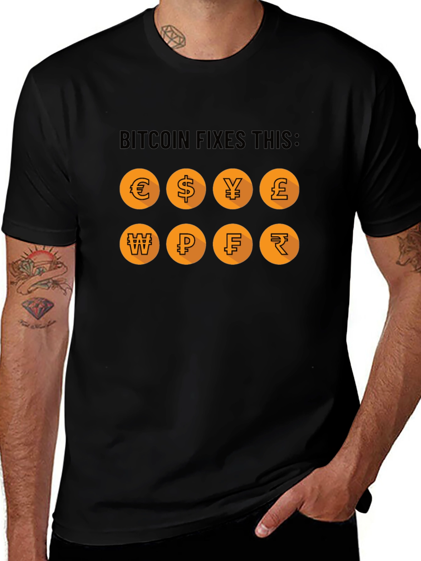 Bitcoin Fixes This T-Shirt - Crypto Currency Tee