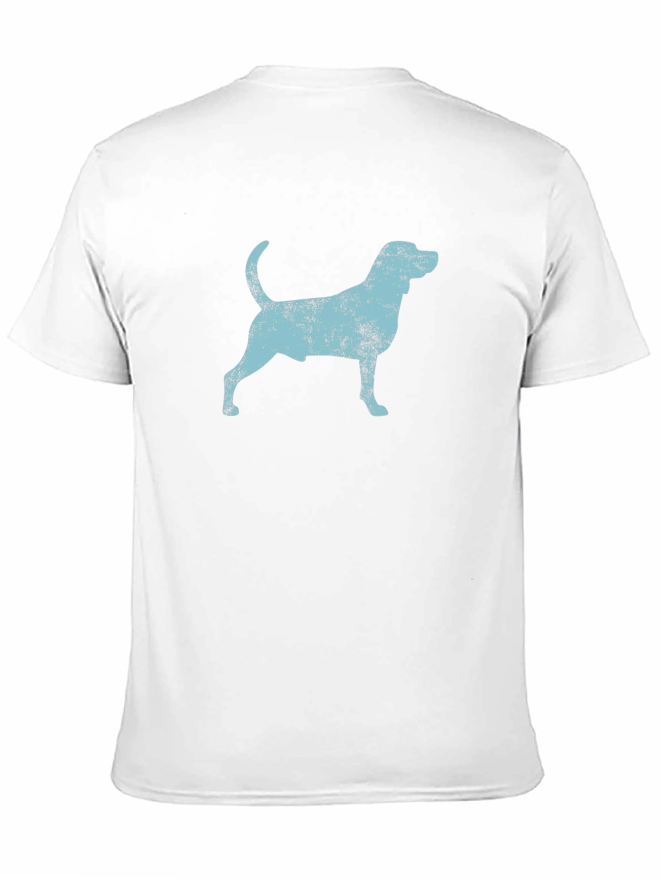 Distressed Dog Graphic Tee - Black