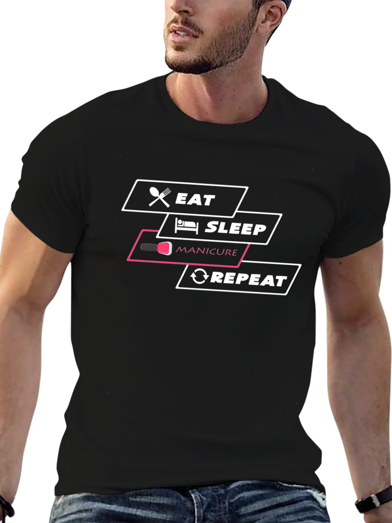 Eat Sleep Manicure Repeat T-Shirt
