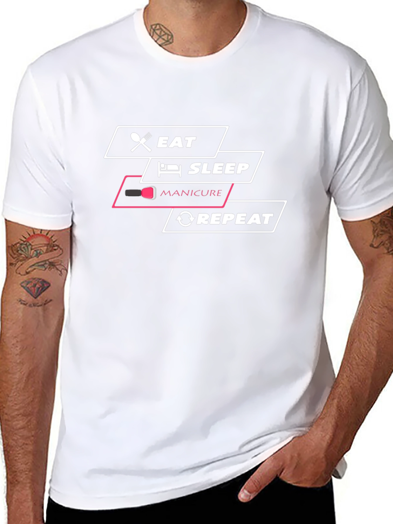 Eat Sleep Manicure Repeat T-Shirt