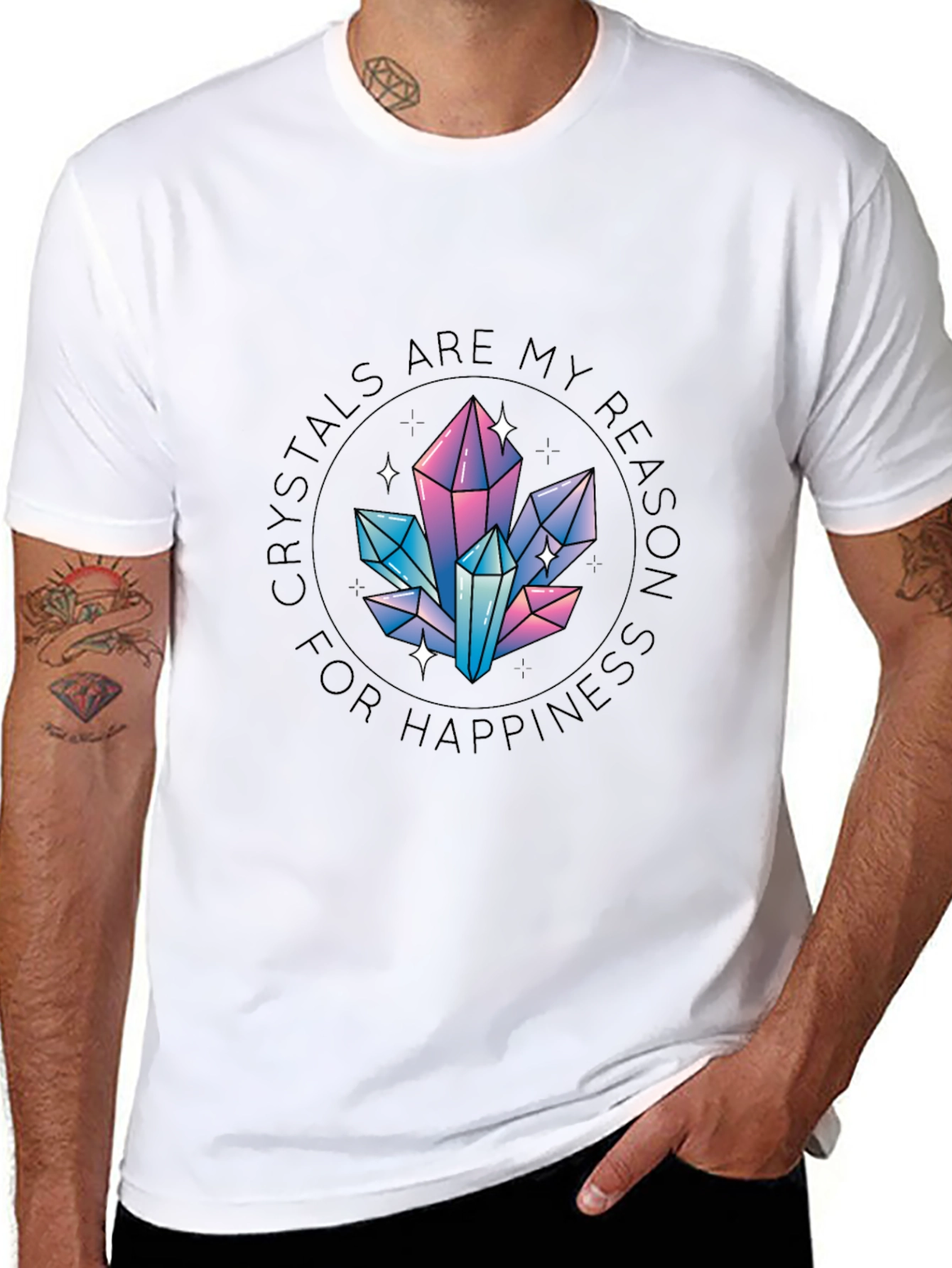 Crystals are My Reason for Happiness T-Shirt
