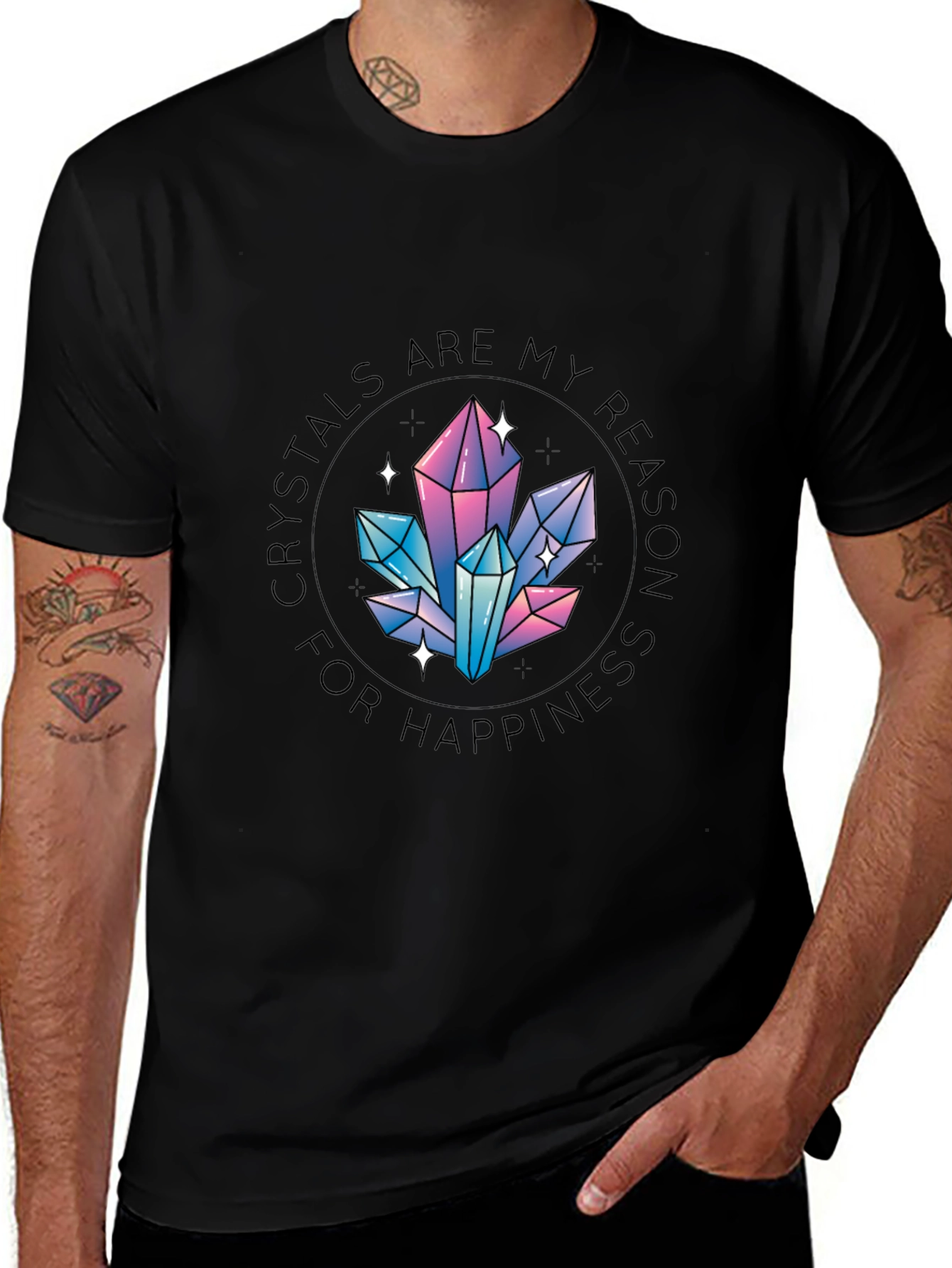 Crystals are My Reason for Happiness T-Shirt