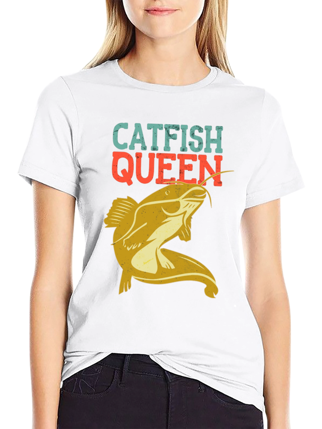 Catfish Queen Graphic T-Shirt - Anglers Delight