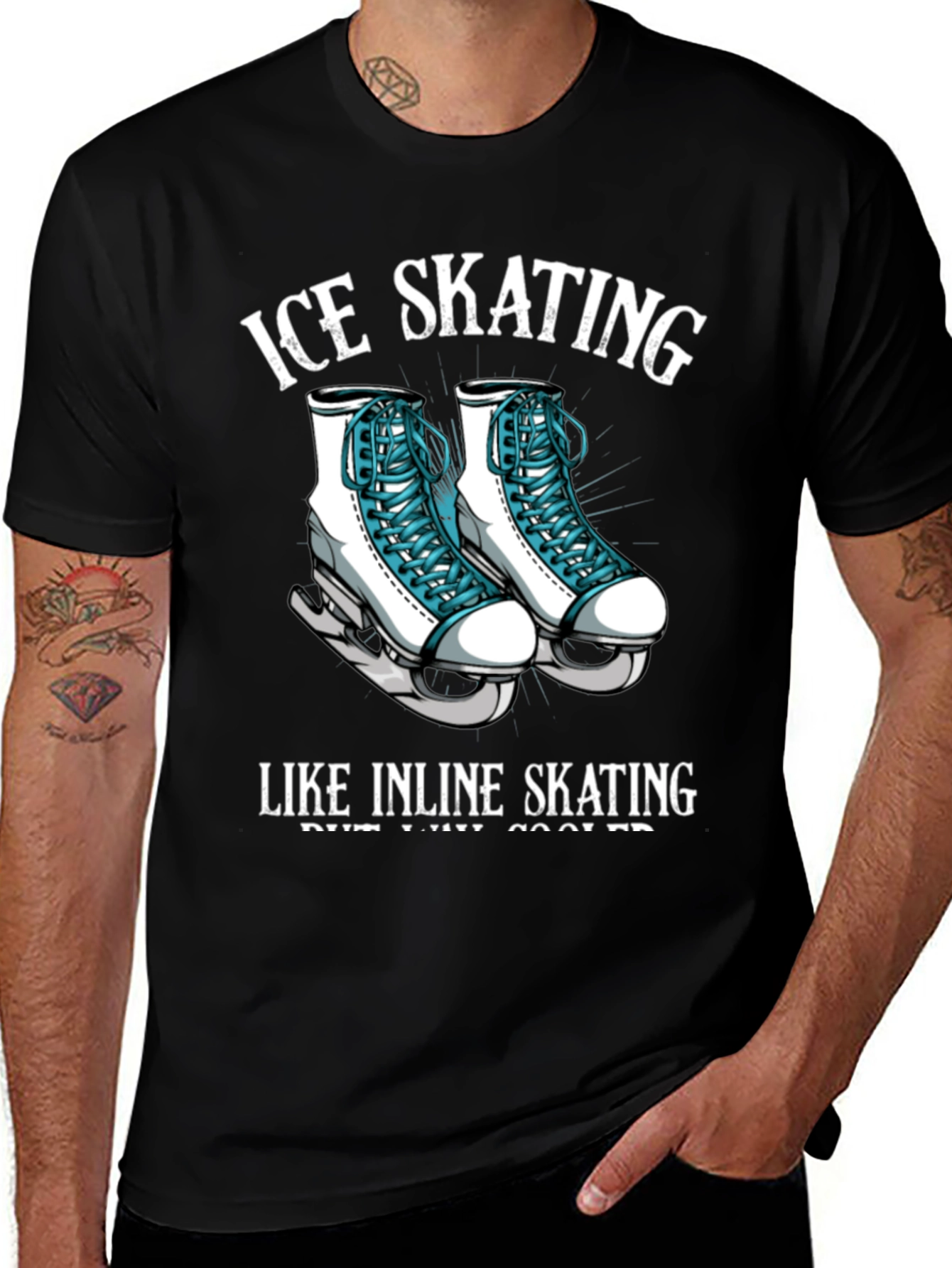 Ice Skating T-Shirt - Cool Skates Tee