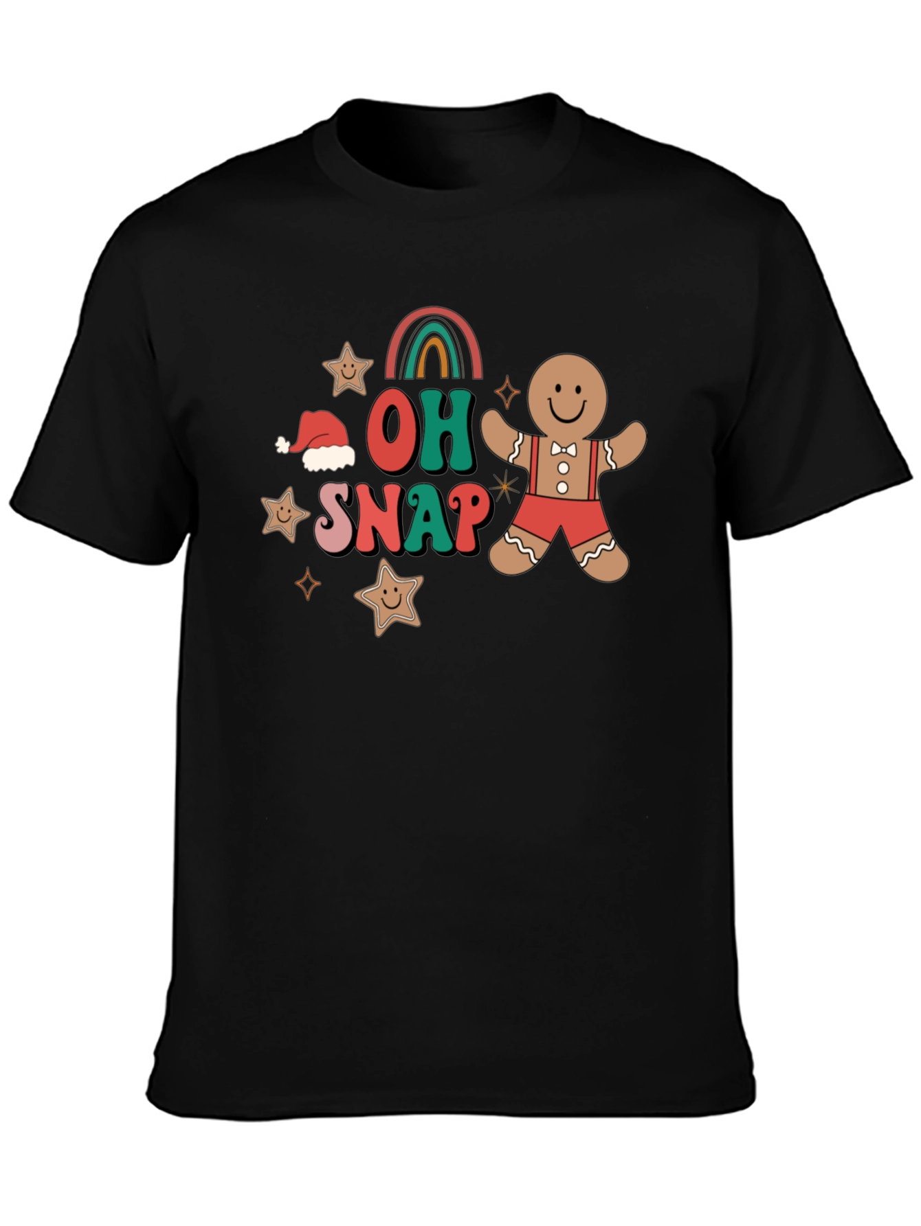 Oh Snap Gingerbread Christmas Graphic Tee