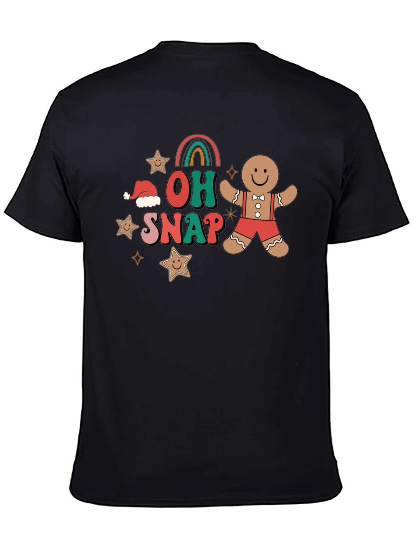 Oh Snap Gingerbread Christmas Graphic Tee