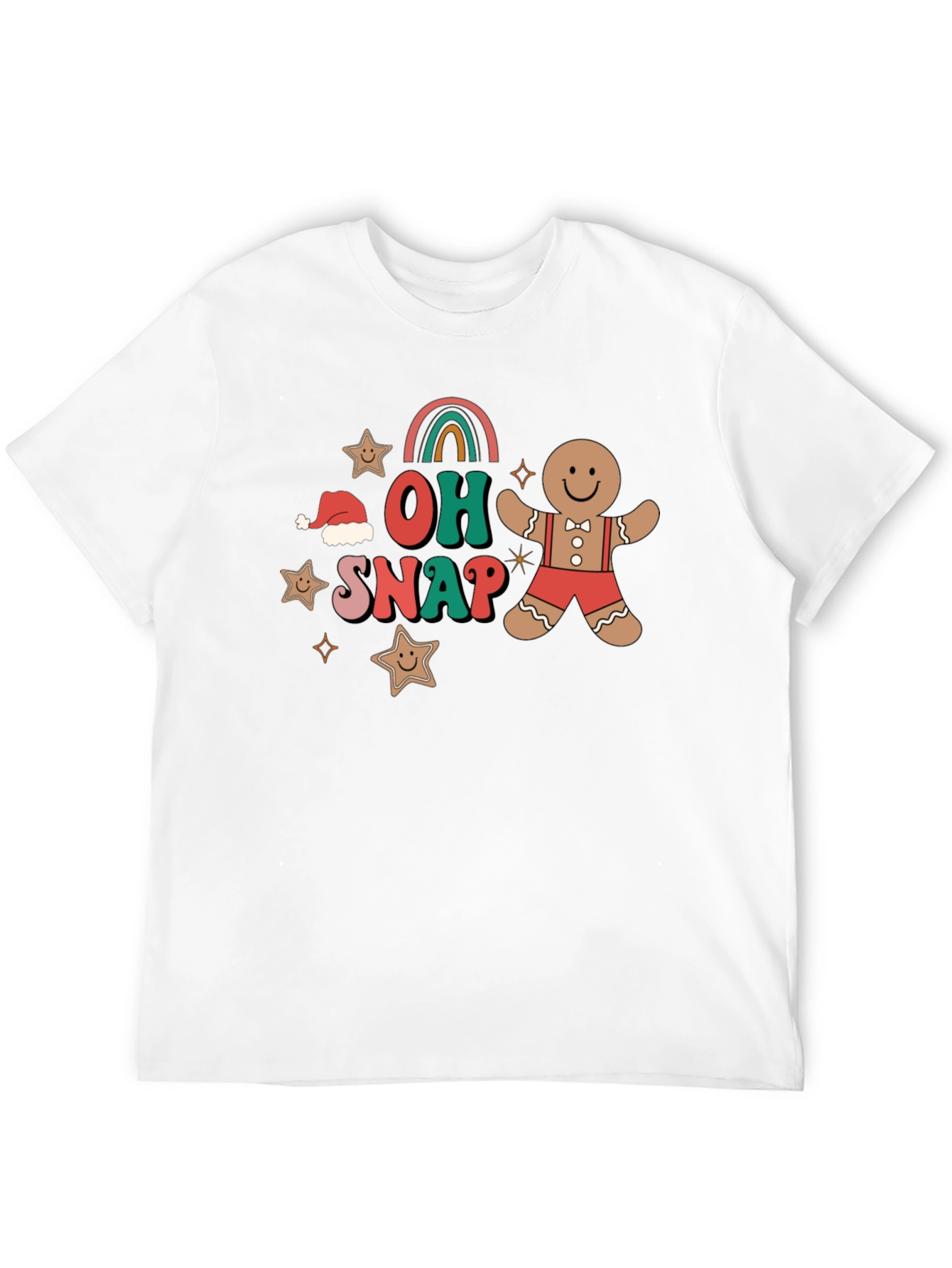 Oh Snap Gingerbread Christmas Graphic Tee