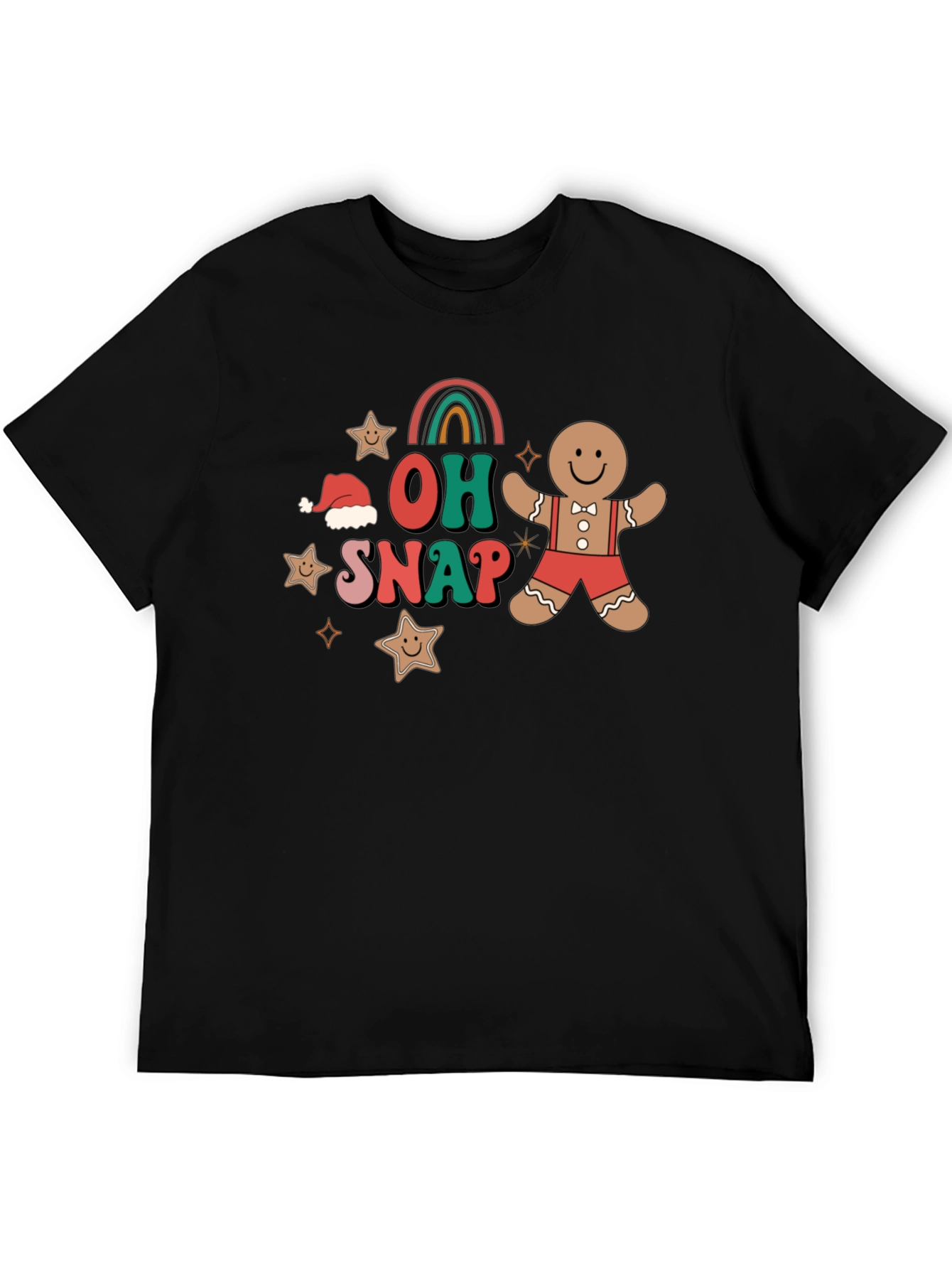Oh Snap Gingerbread Christmas Graphic Tee