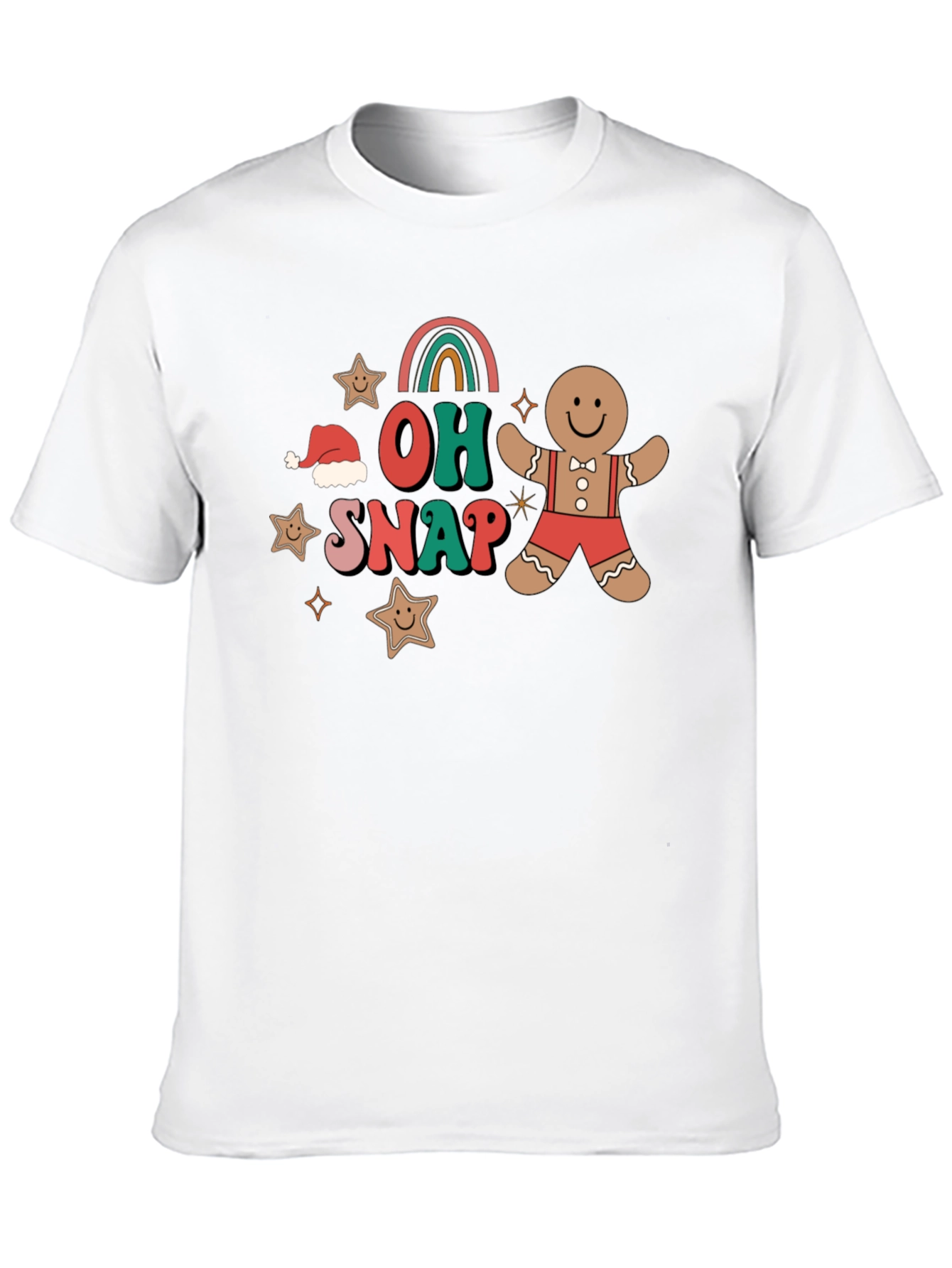 Oh Snap Gingerbread Christmas Graphic Tee