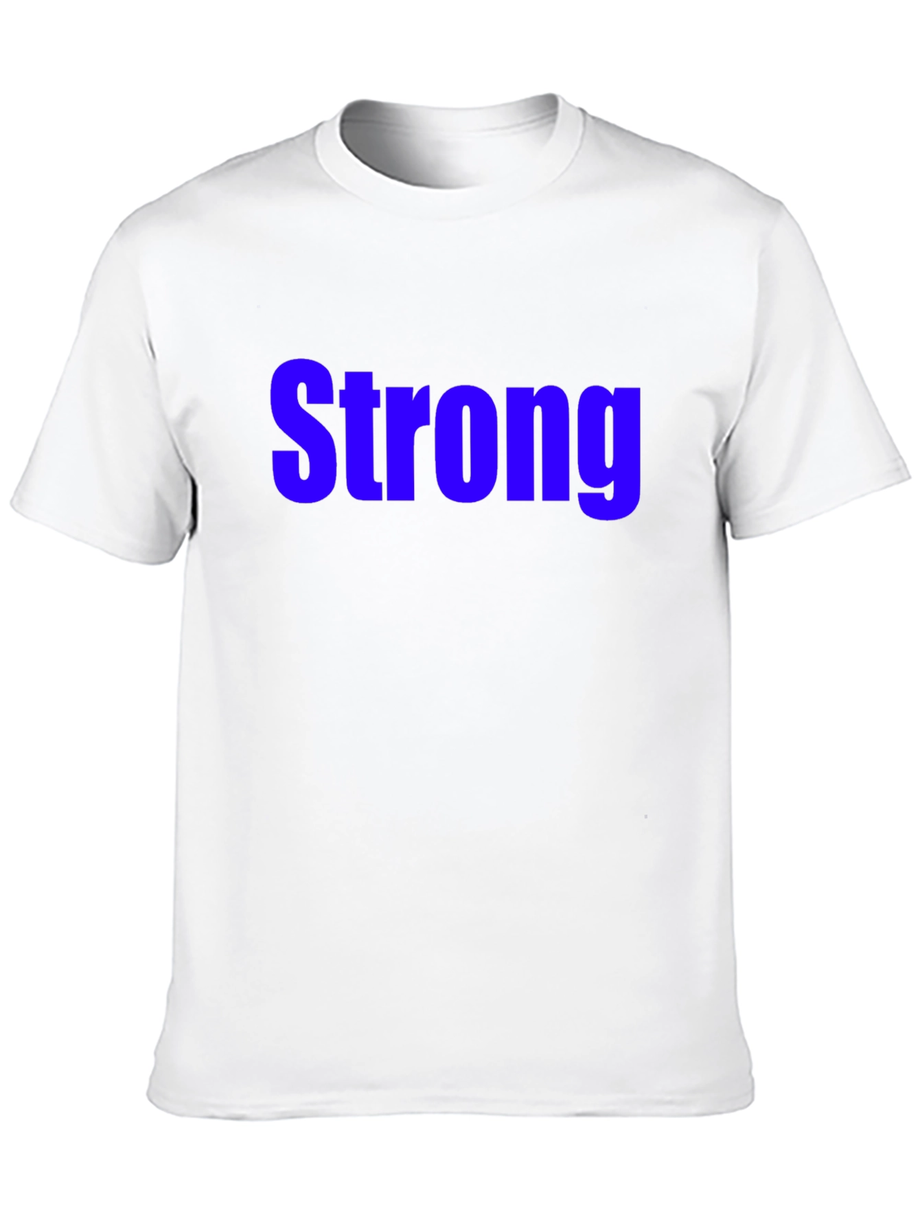 Mens Black Strong Graphic Tee