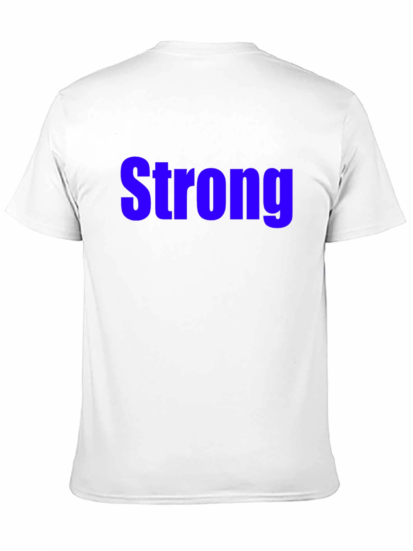 Mens Black Strong Graphic Tee