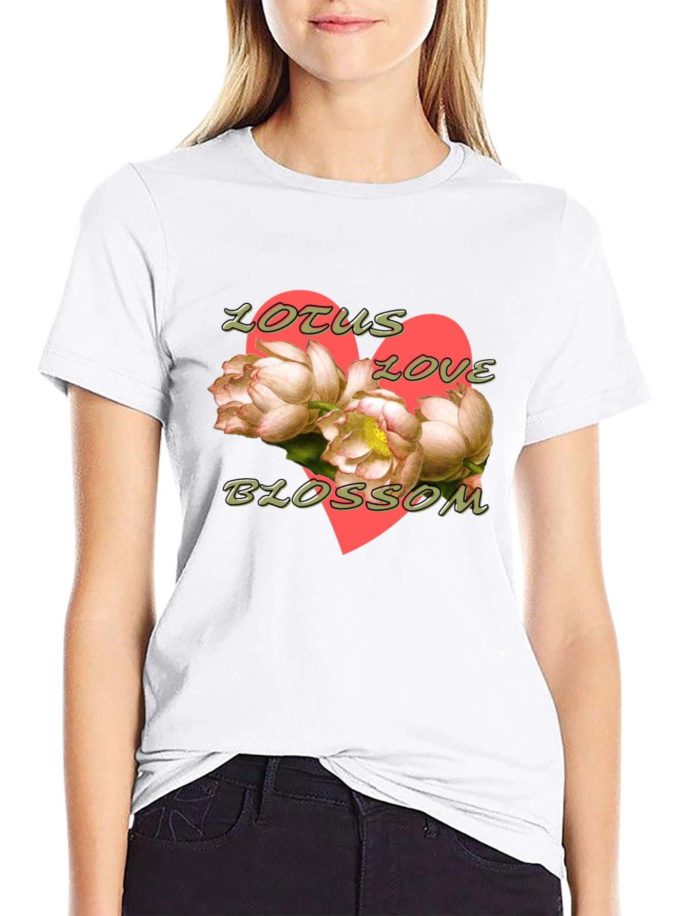 Lotus Love Blossom Graphic Tee