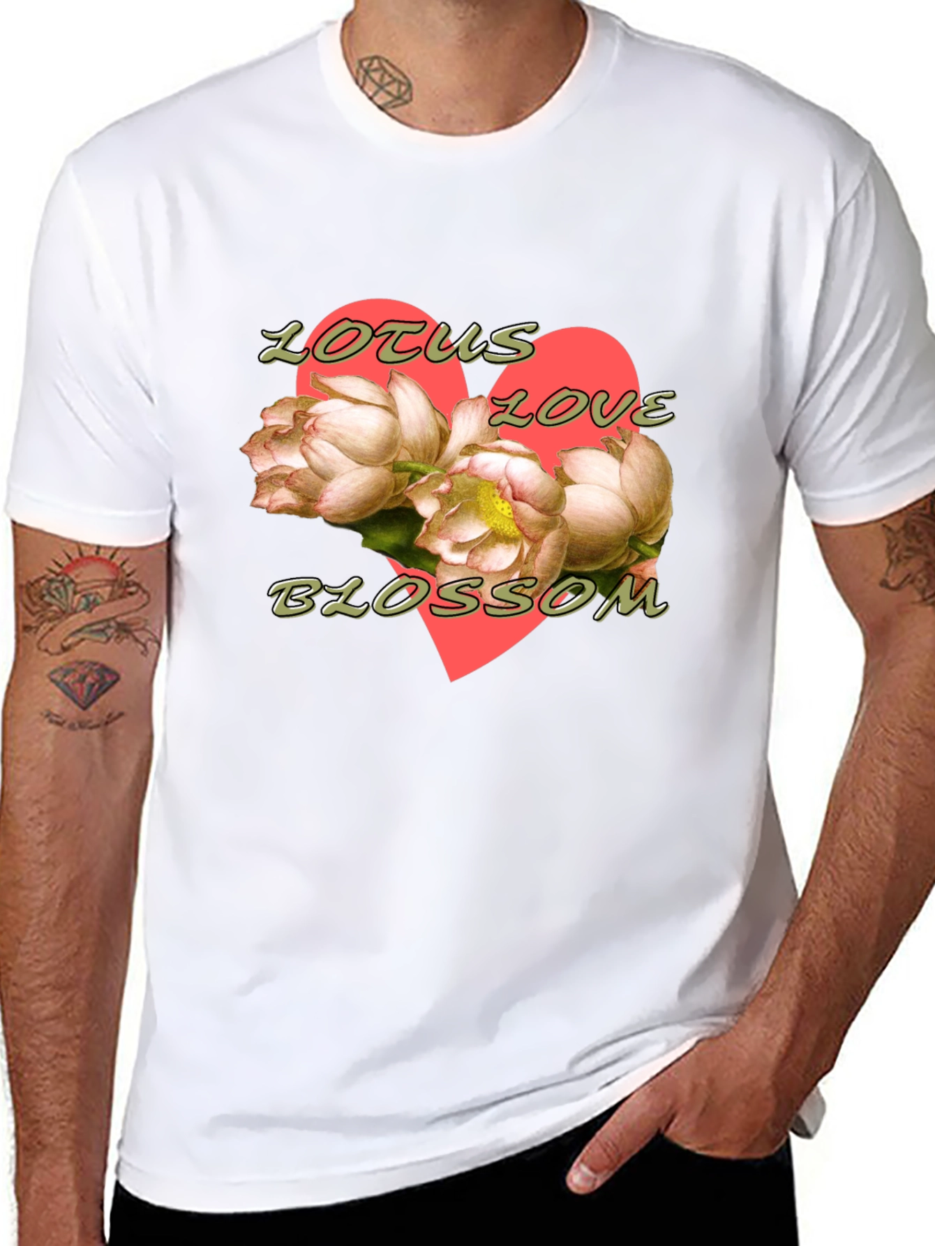Lotus Love Blossom Graphic Tee