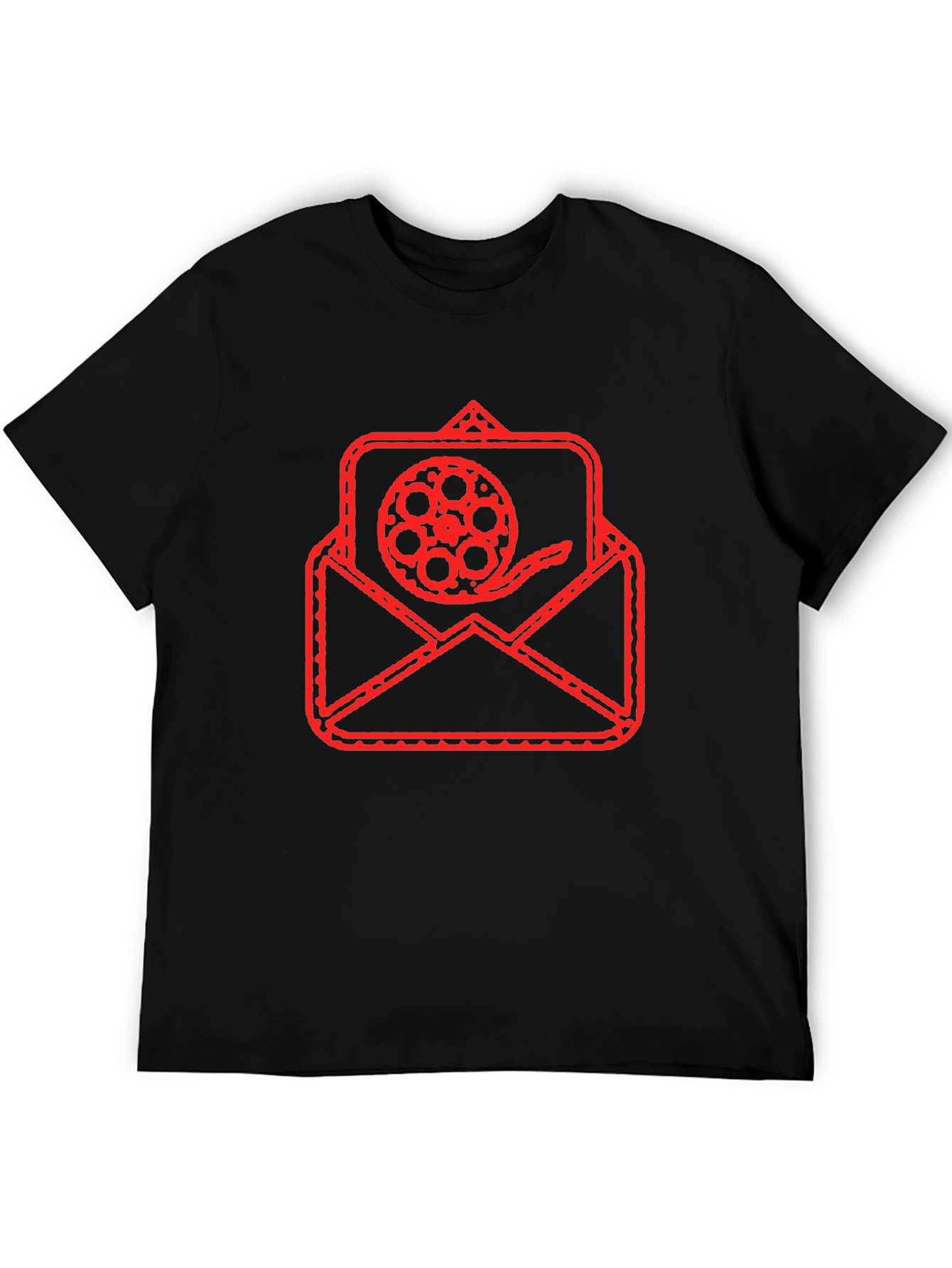 Retro Film Reel Envelope Graphic Tee