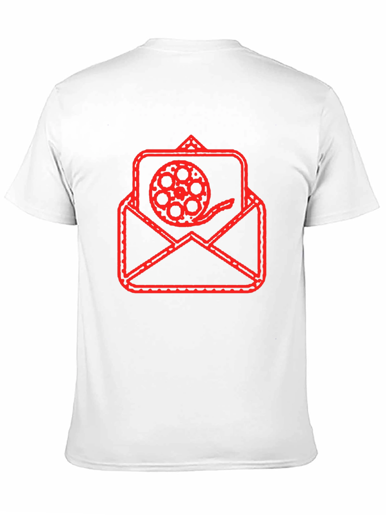Retro Film Reel Envelope Graphic Tee