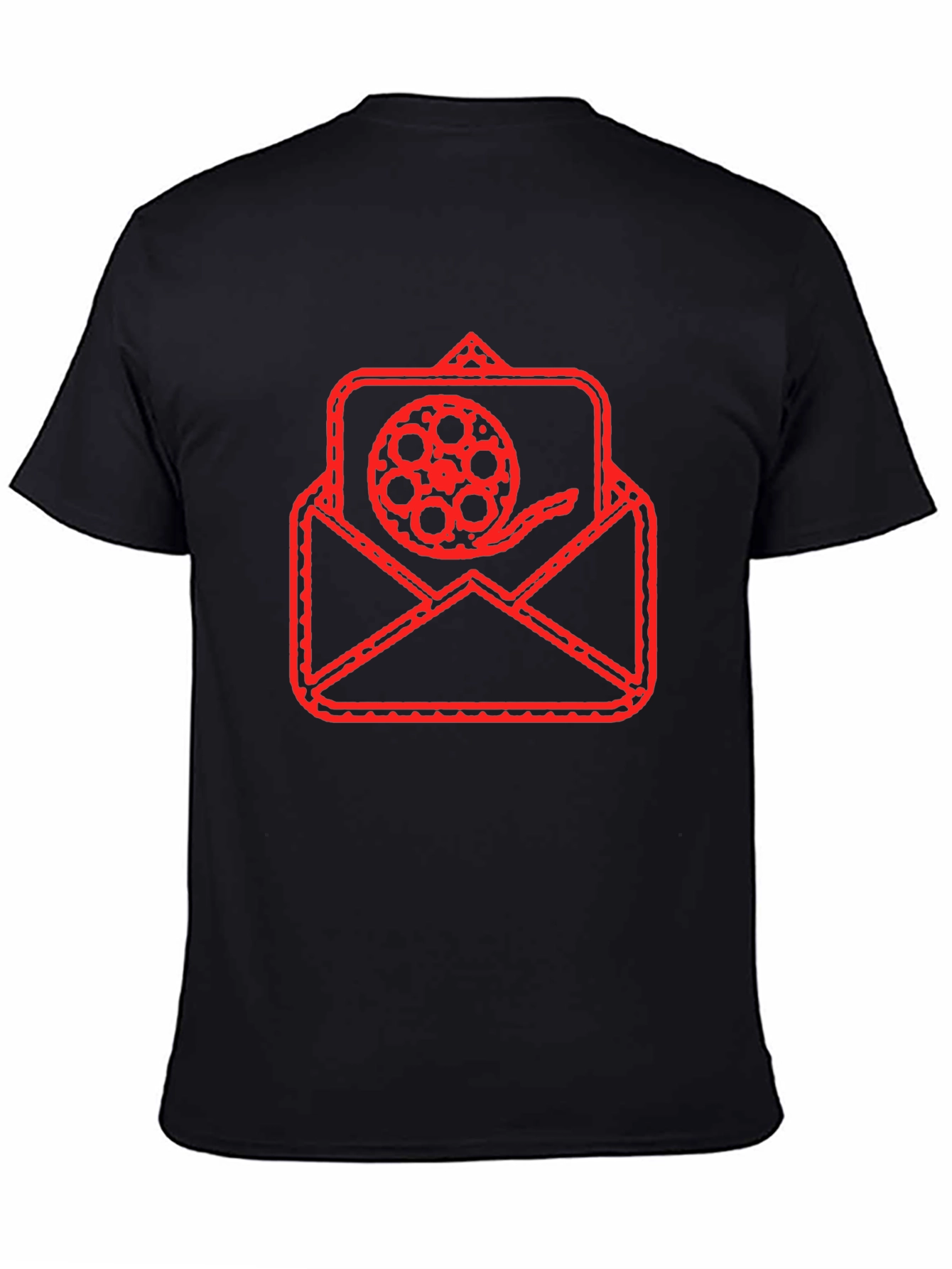 Retro Film Reel Envelope Graphic Tee