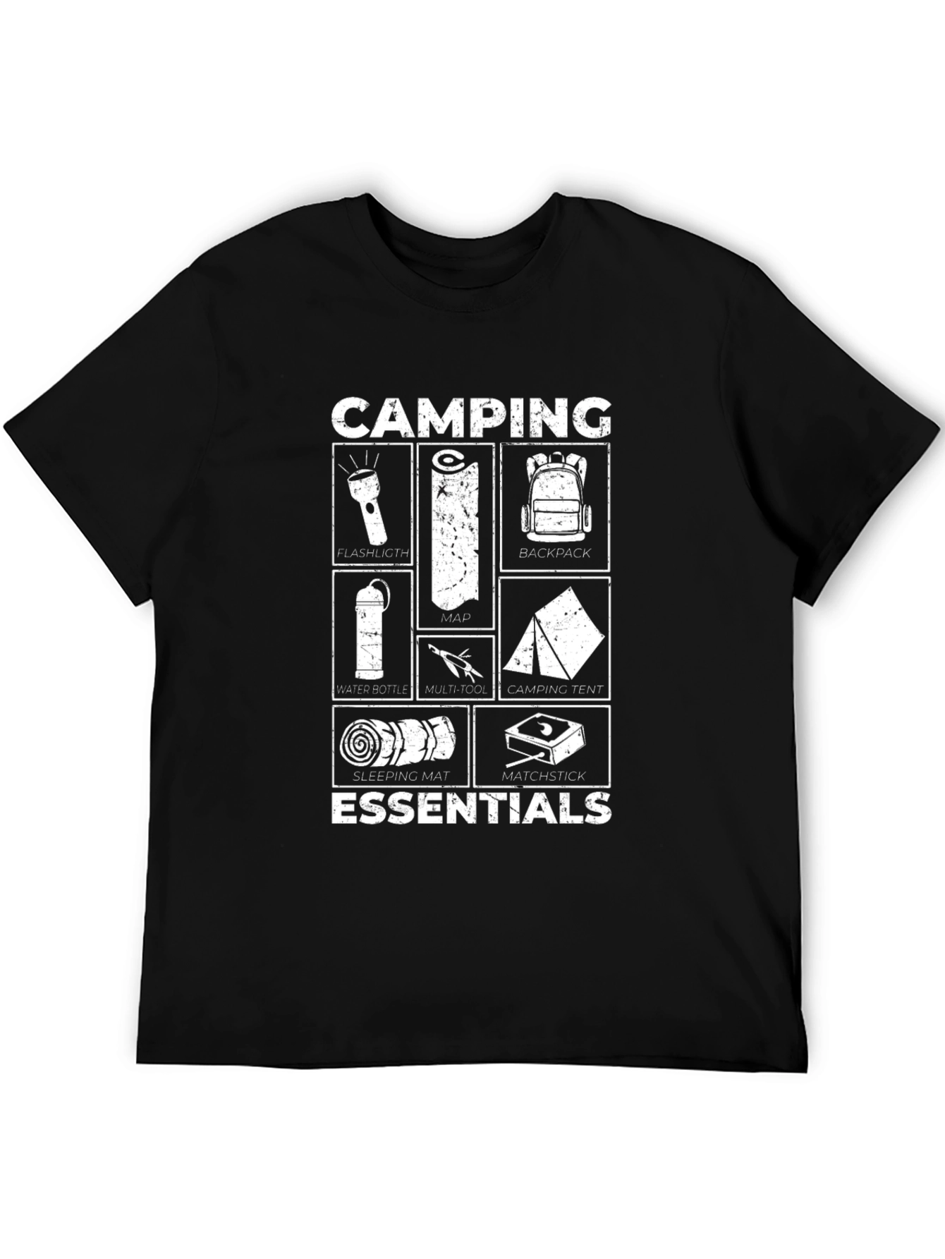 Camping Essentials Graphic T-Shirt