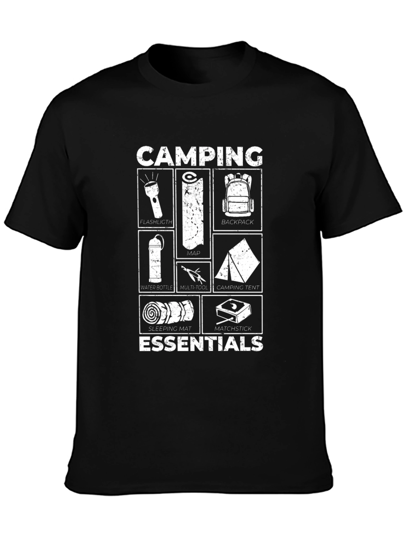 Camping Essentials Graphic T-Shirt