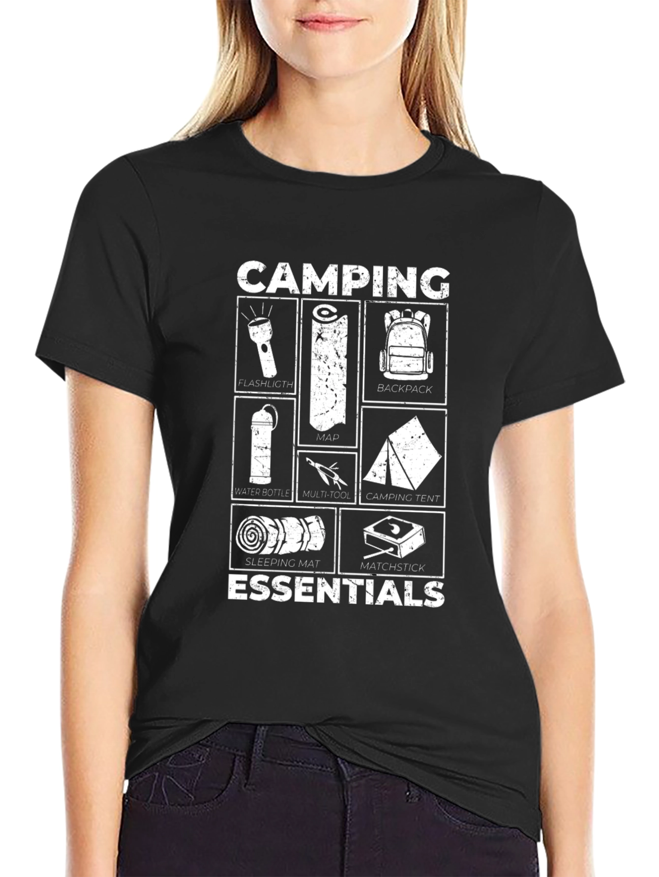 Camping Essentials Graphic T-Shirt