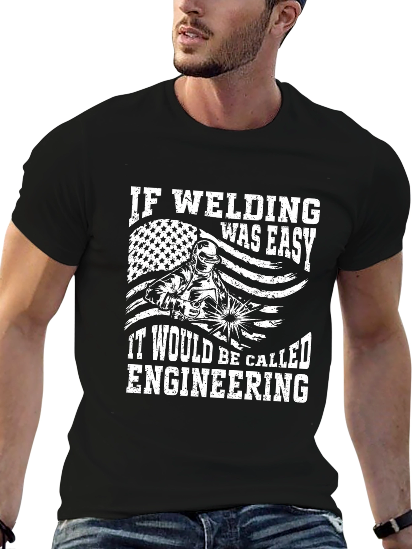 Welding vs Engineering Graphic Tee