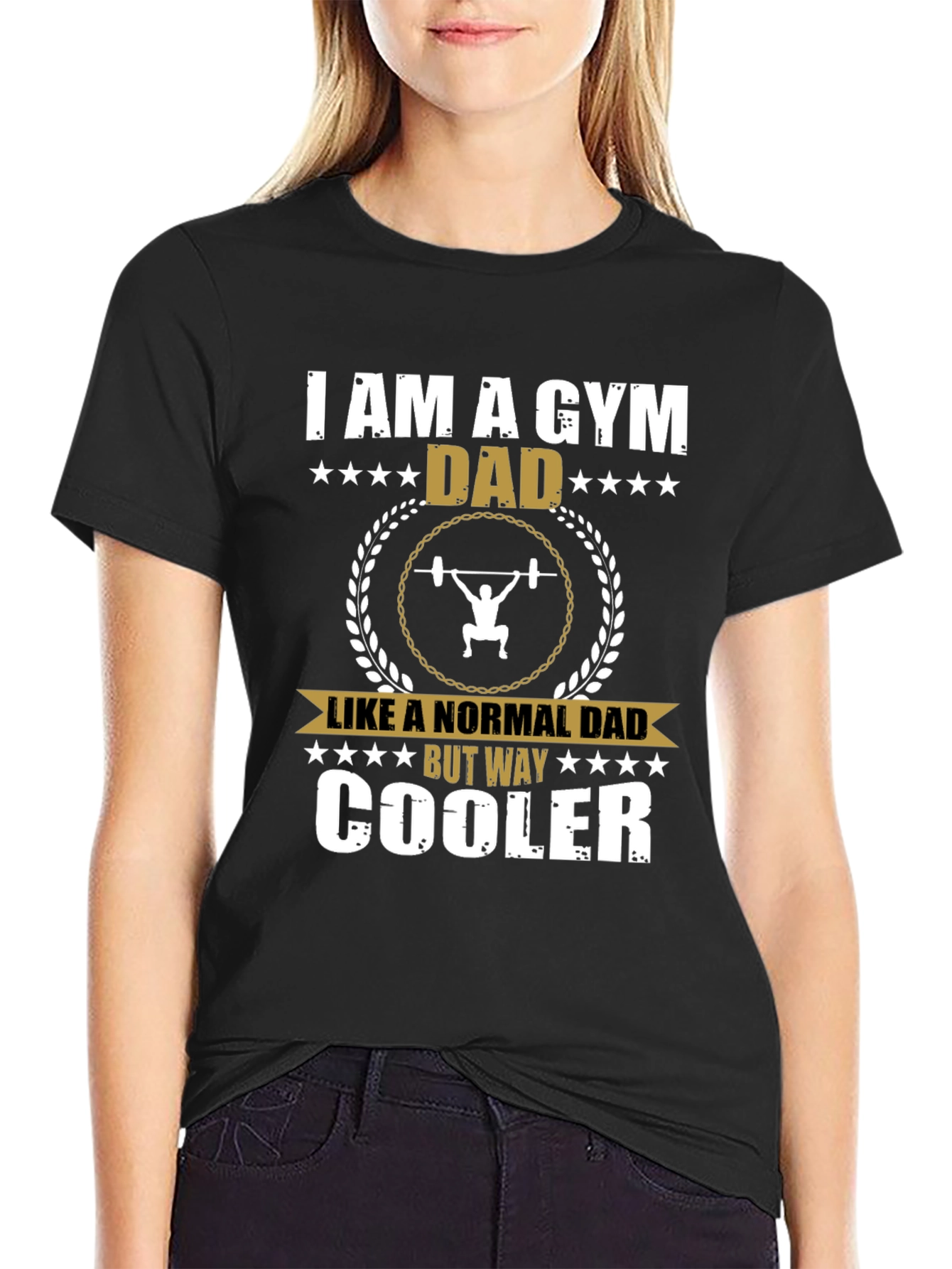 I am a Gym Dad T-Shirt: Cool Dad Edition
