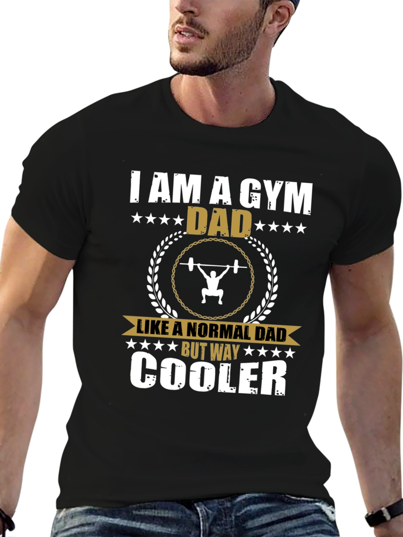 I am a Gym Dad T-Shirt: Cool Dad Edition