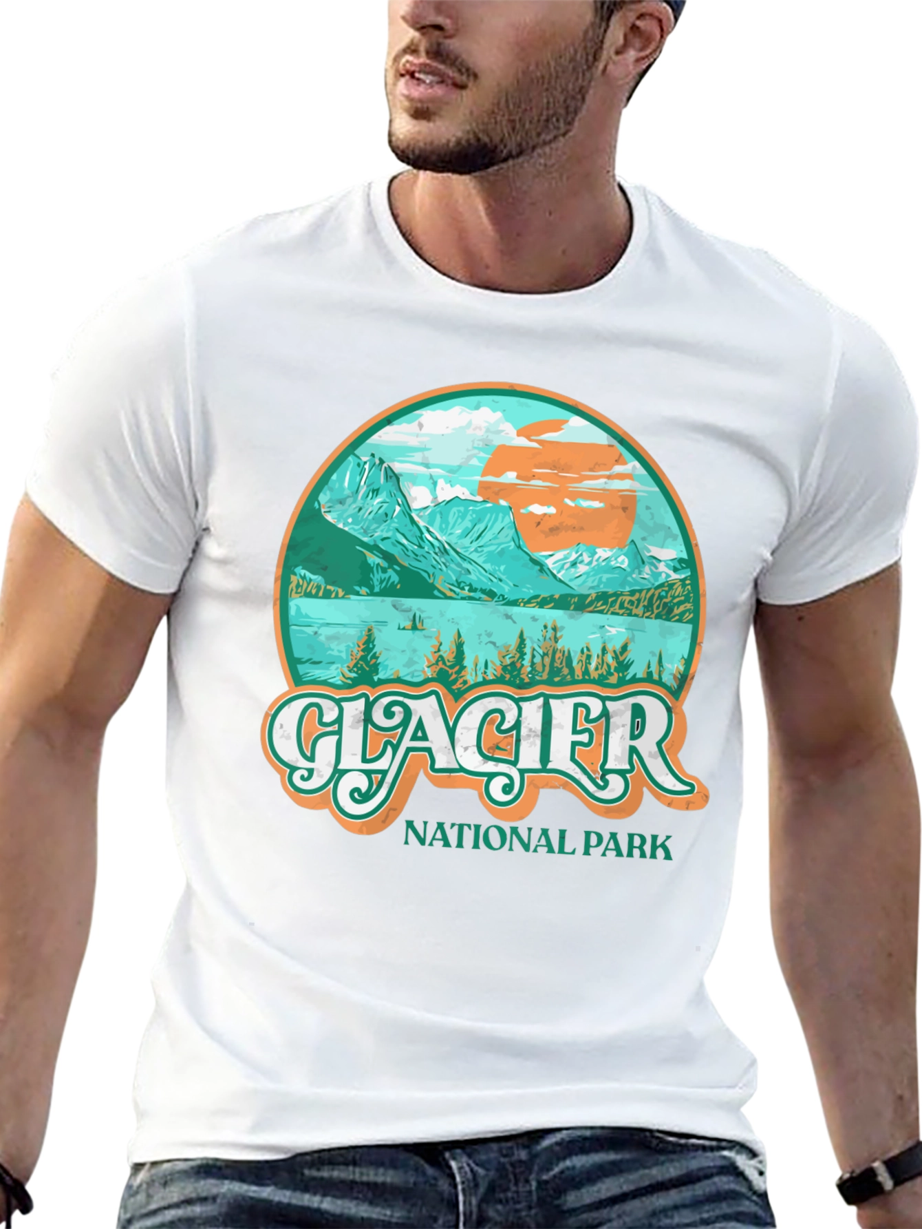 Glacier National Park Graphic T-Shirt