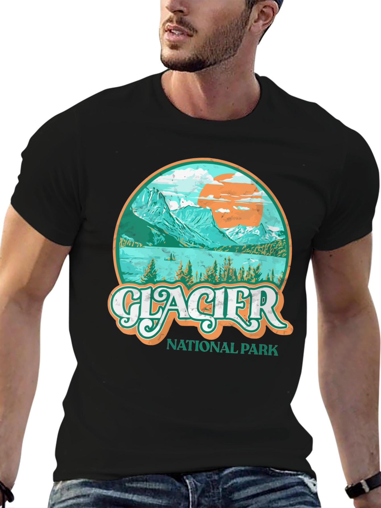 Glacier National Park Graphic T-Shirt
