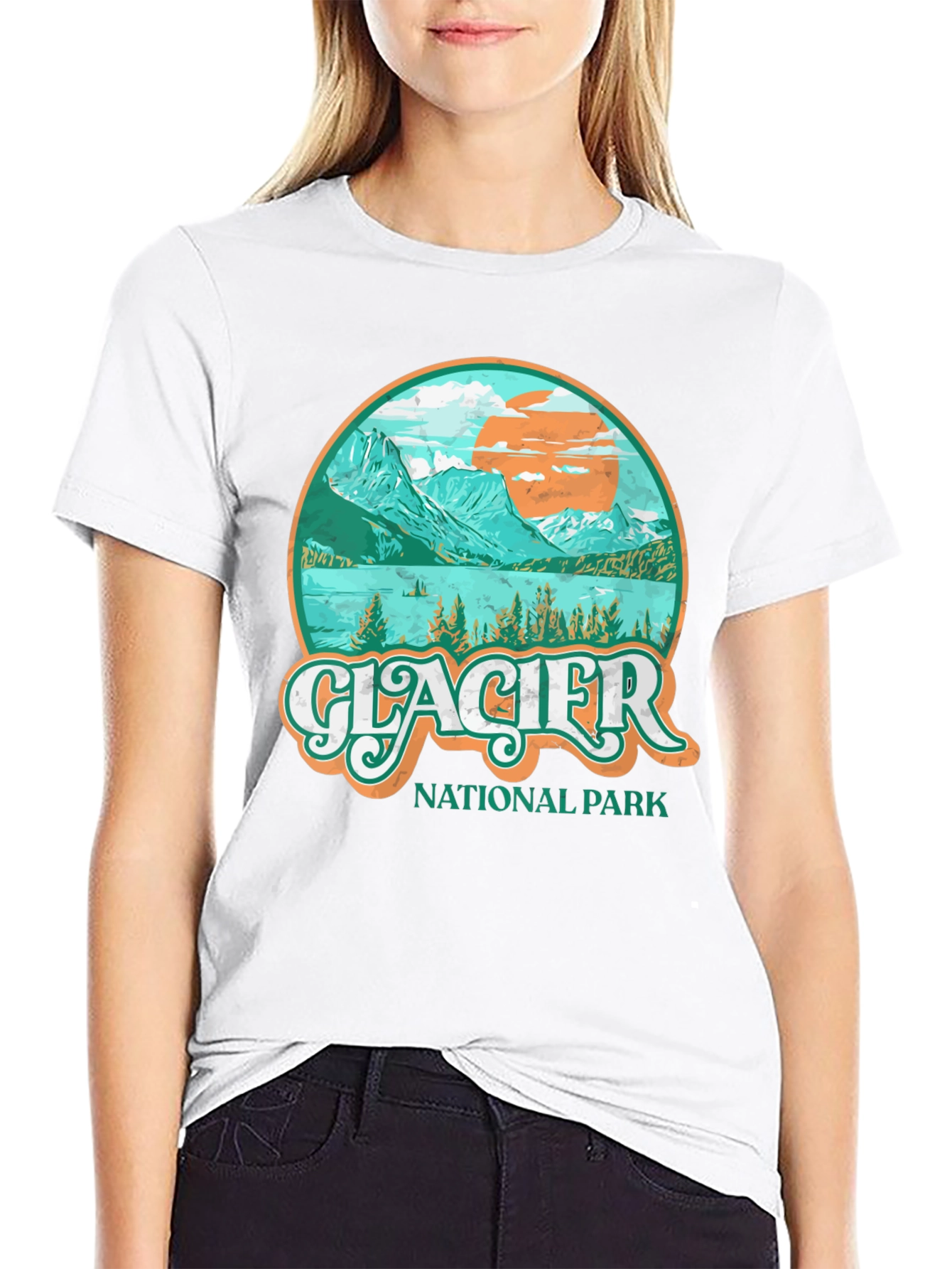 Glacier National Park Graphic T-Shirt