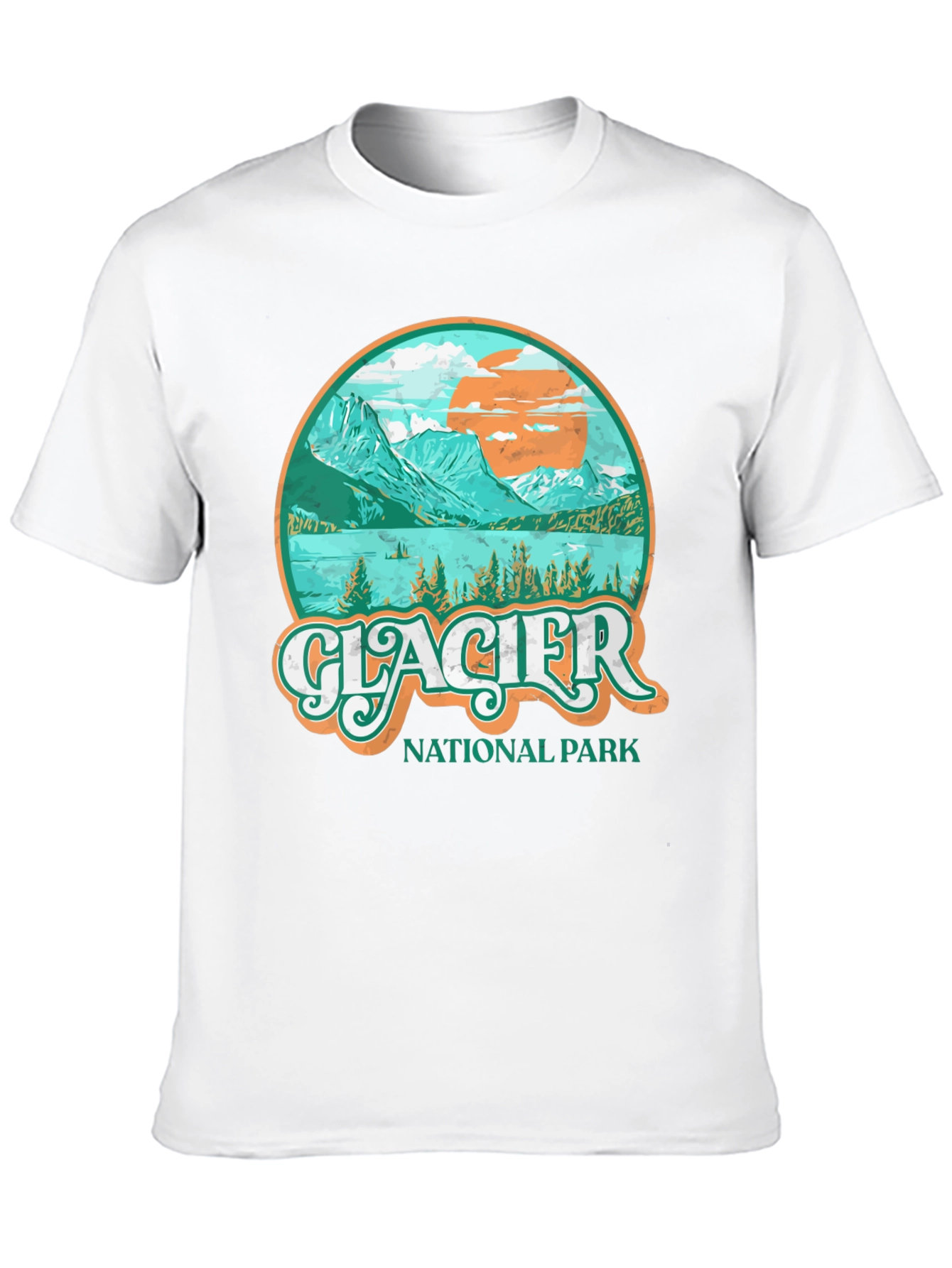 Glacier National Park Graphic T-Shirt