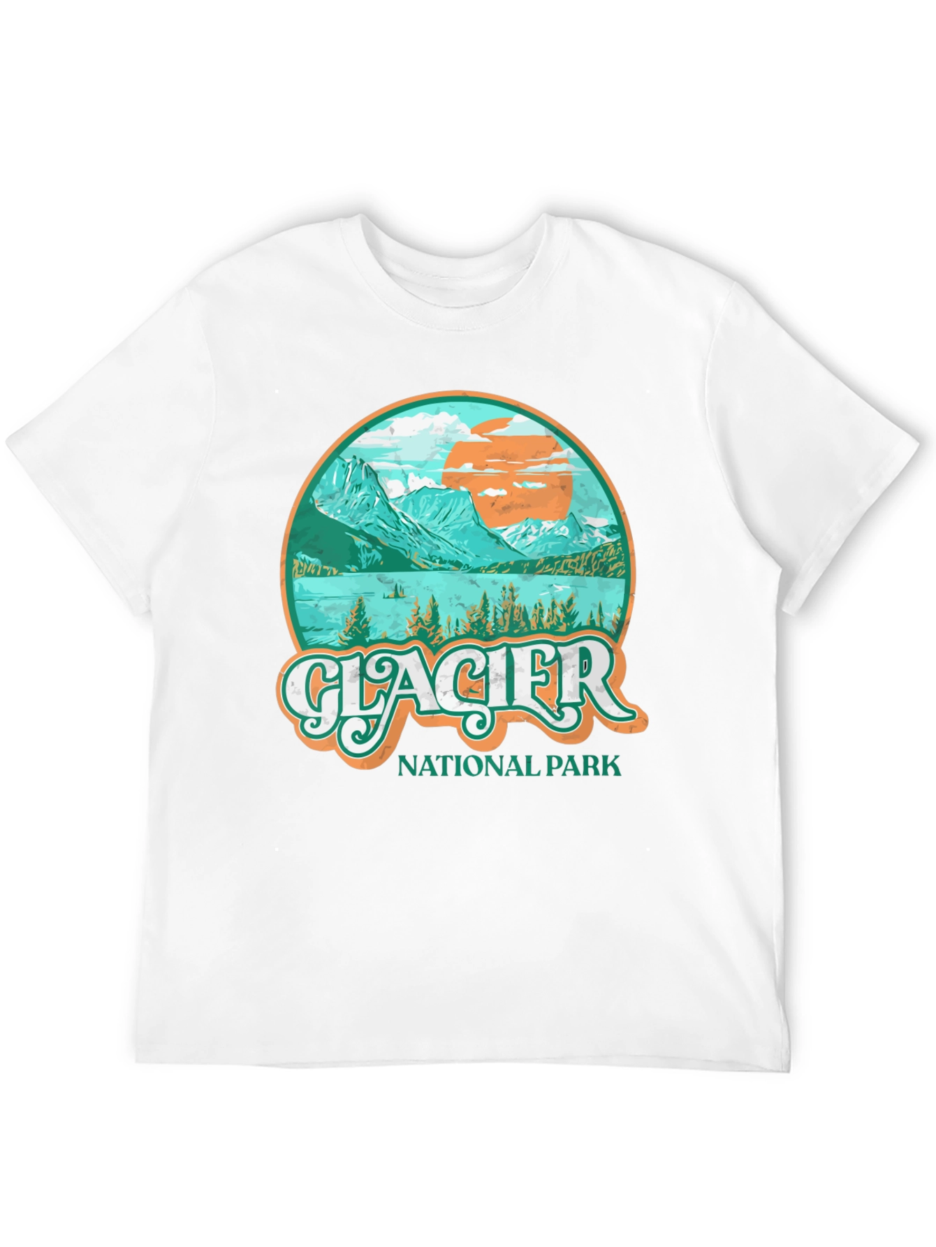 Glacier National Park Graphic T-Shirt