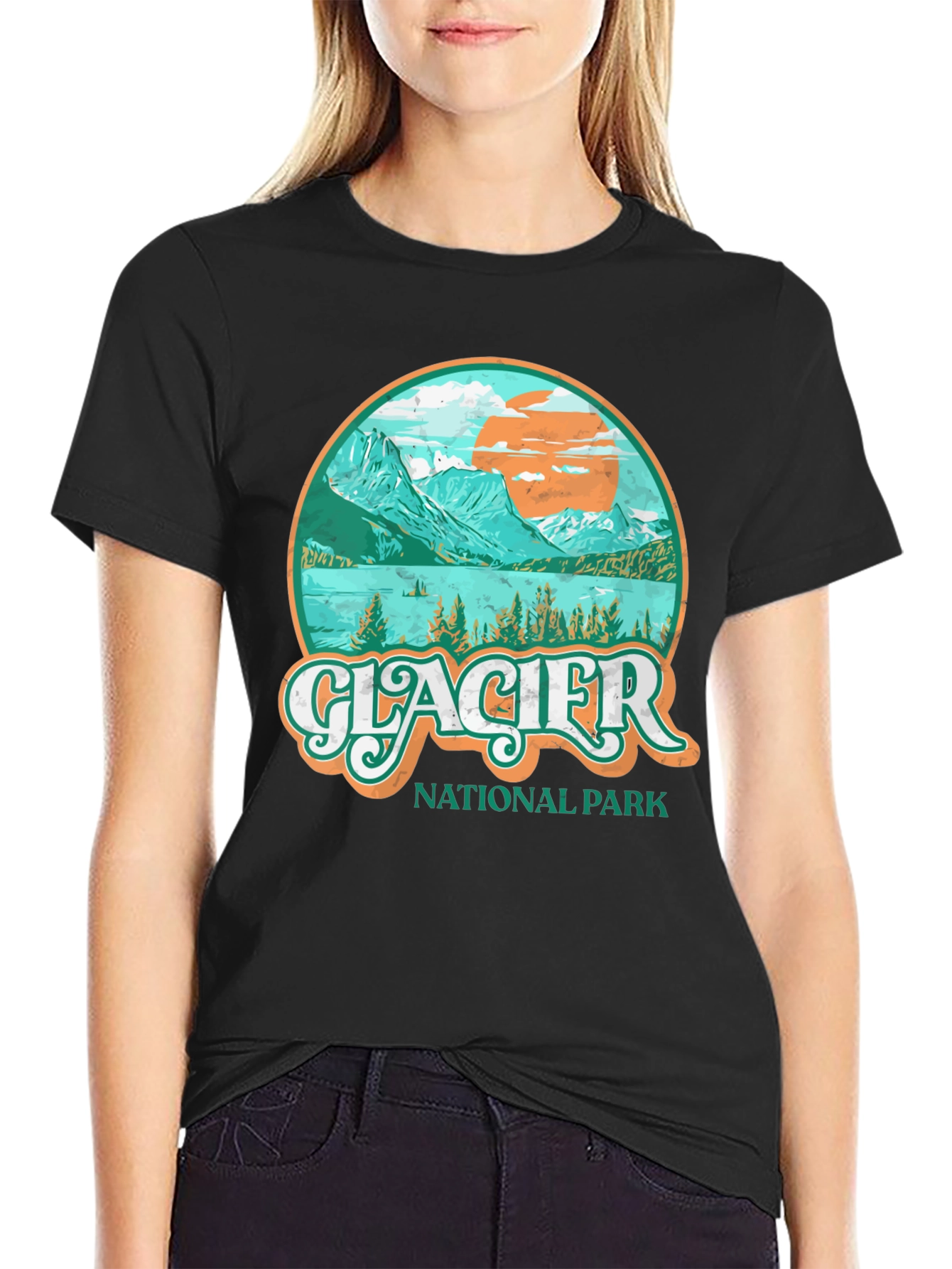 Glacier National Park Graphic T-Shirt