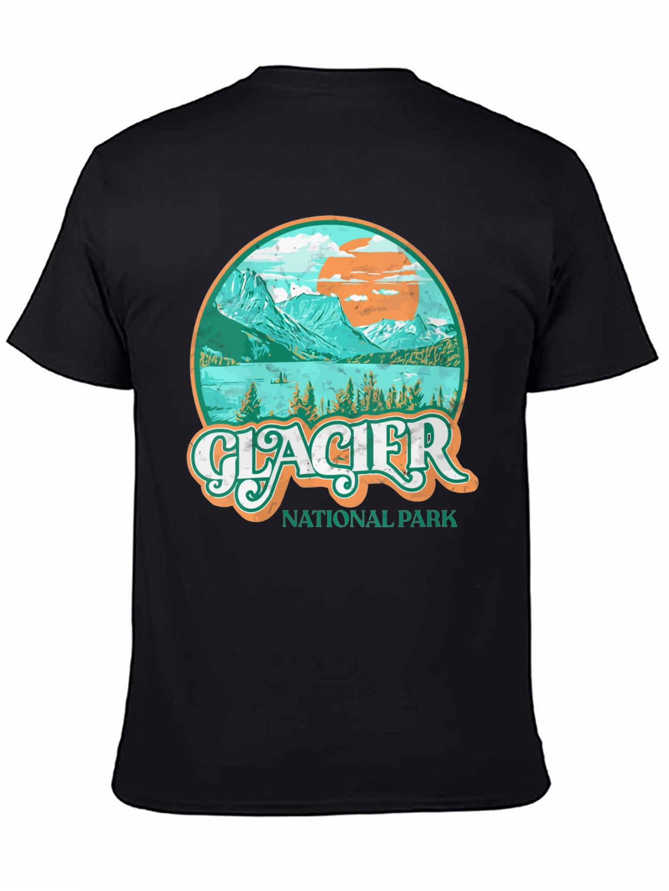 Glacier National Park Graphic T-Shirt