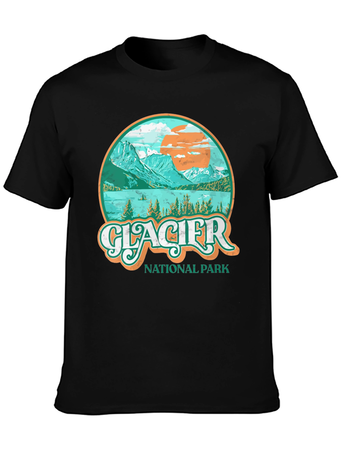 Glacier National Park Graphic T-Shirt
