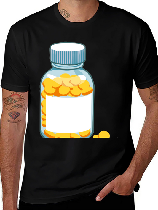 Pills Bottle Graphic T-Shirt