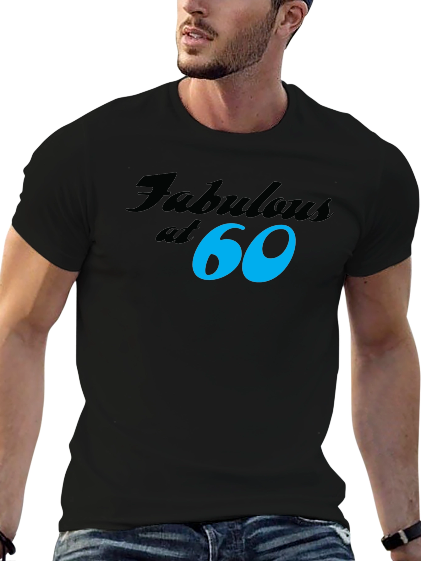 Fabulous at 60 Black T-Shirt