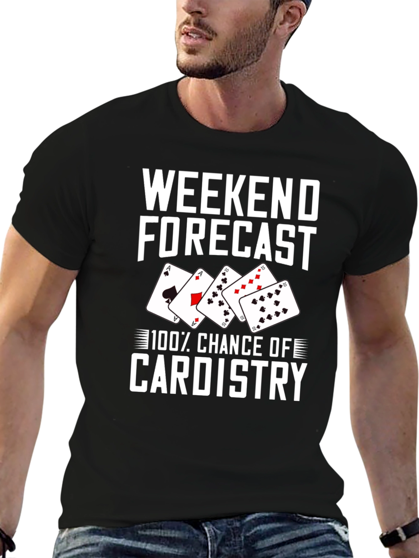 Weekend Cardistry T-Shirt - Perfect for Card Sharks!