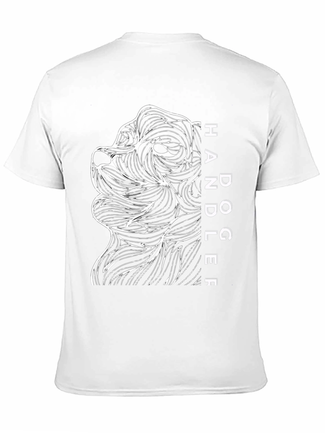 Dog Handler Graphic T-Shirt - Black