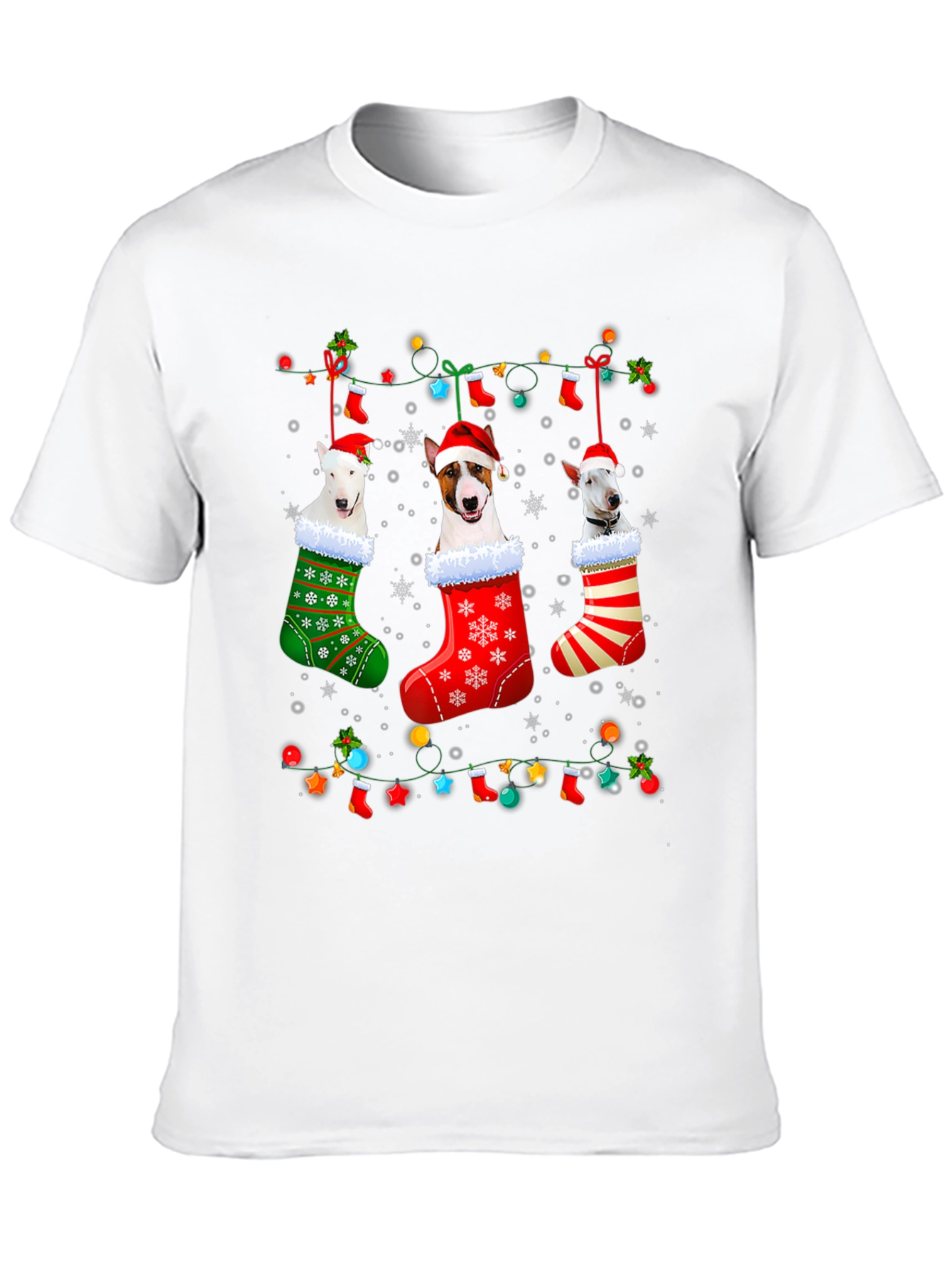 Christmas Dog Stocking T-Shirt