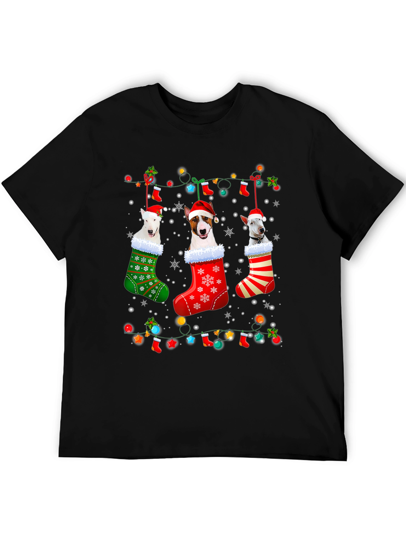 Christmas Dog Stocking T-Shirt