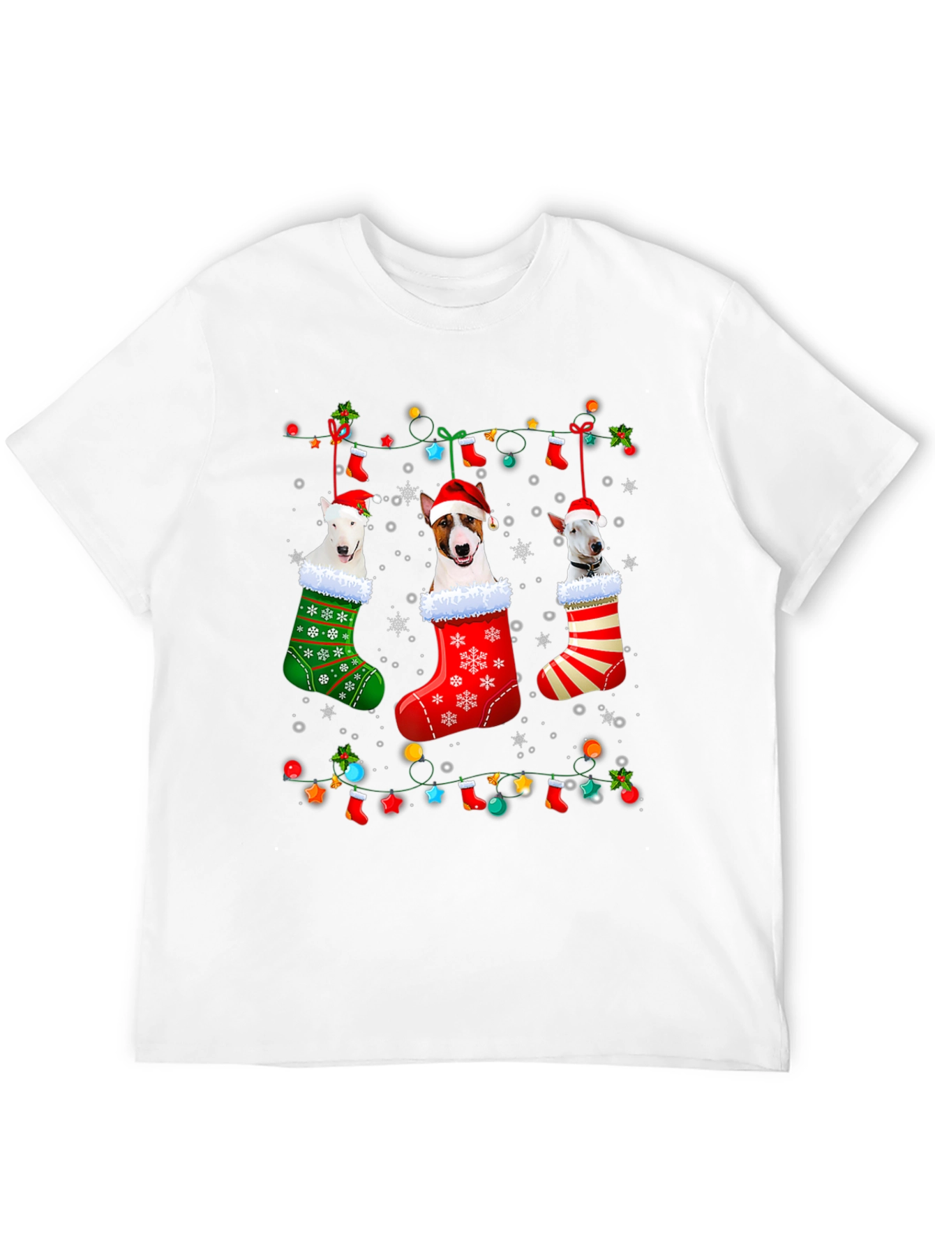 Christmas Dog Stocking T-Shirt