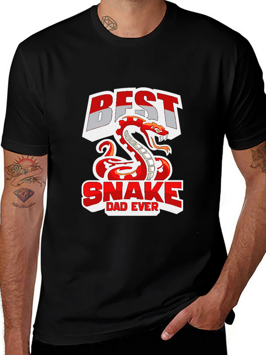 Best Snake Dad Ever Graphic T-Shirt