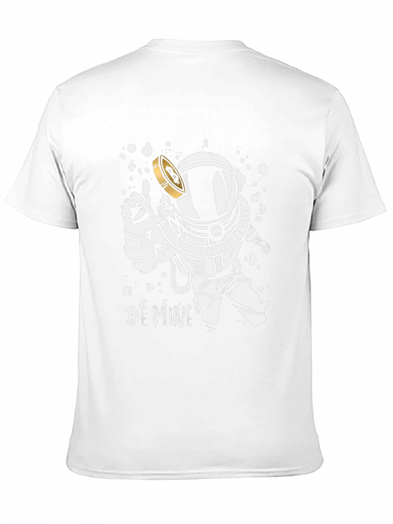 Astronaut Crypto T-Shirt - Be Mine Design