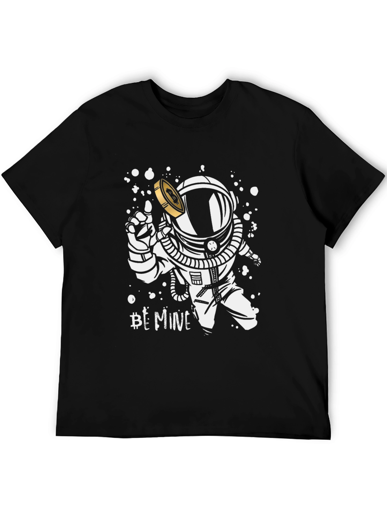 Astronaut Crypto T-Shirt - Be Mine Design